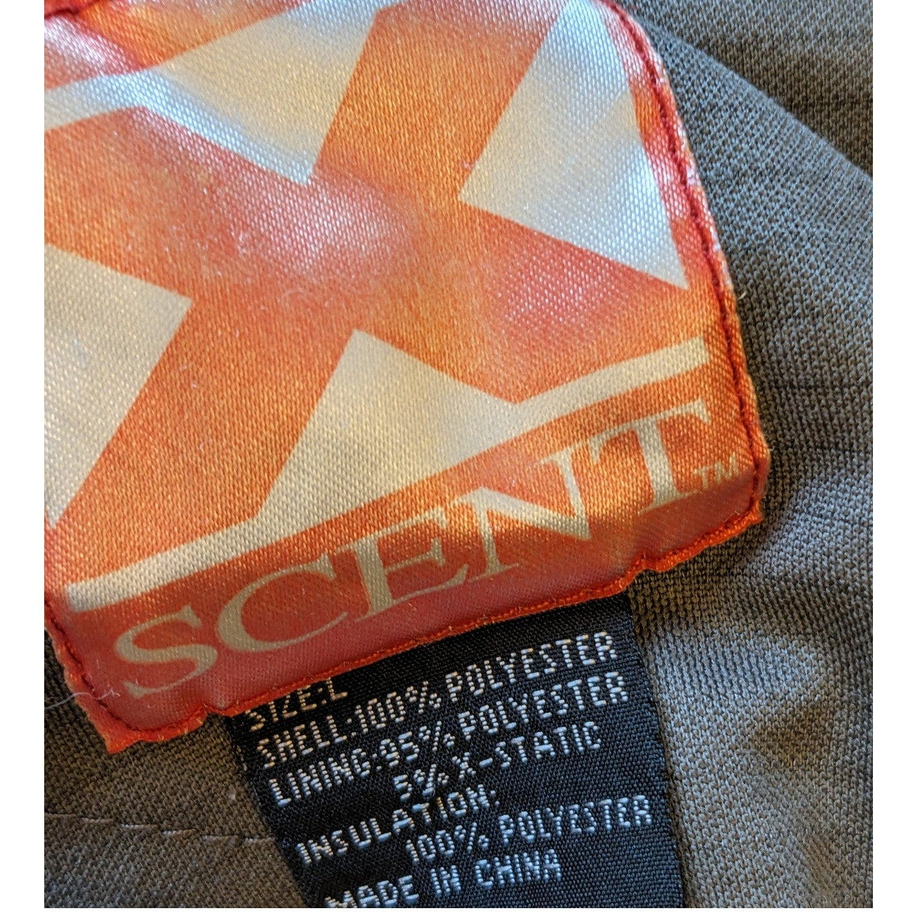 ScentLok XSCENT Realtree Camo Hunting Jacket Mens Large Insulated Zip Hunting