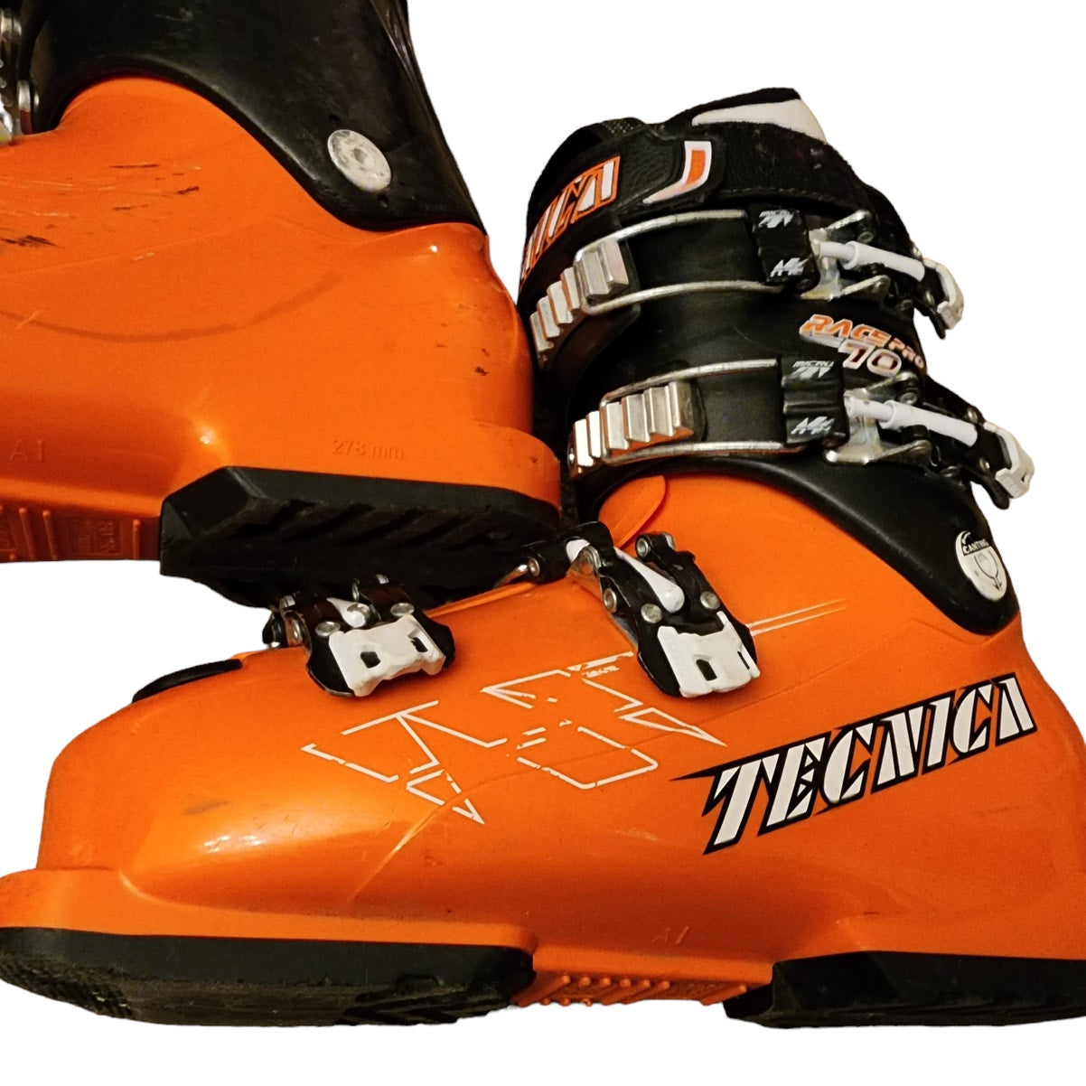 Tecnica Race Pro 70 Ski Boots Orange 278mm 230-235 Winter Sport Snow