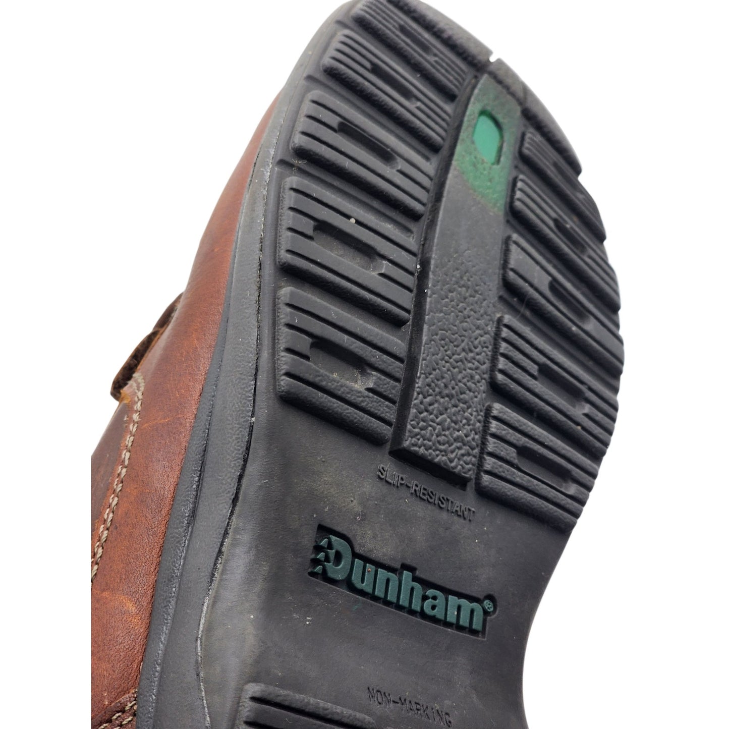 Dunham Shoes Men 8 Leather Slip Resistant Strap Comfort Winslow Hook Loop 8009SB