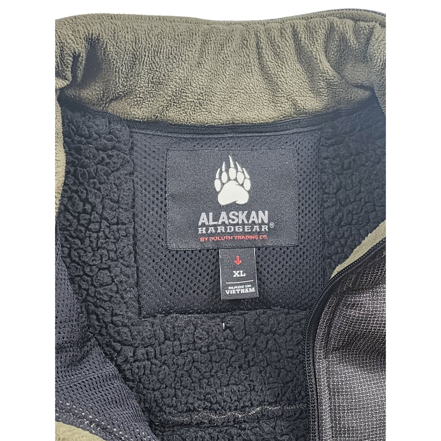 Duluth Trading Alaskan Hardgear Jacket Mens XL Full Zip Fleece Warm Lining