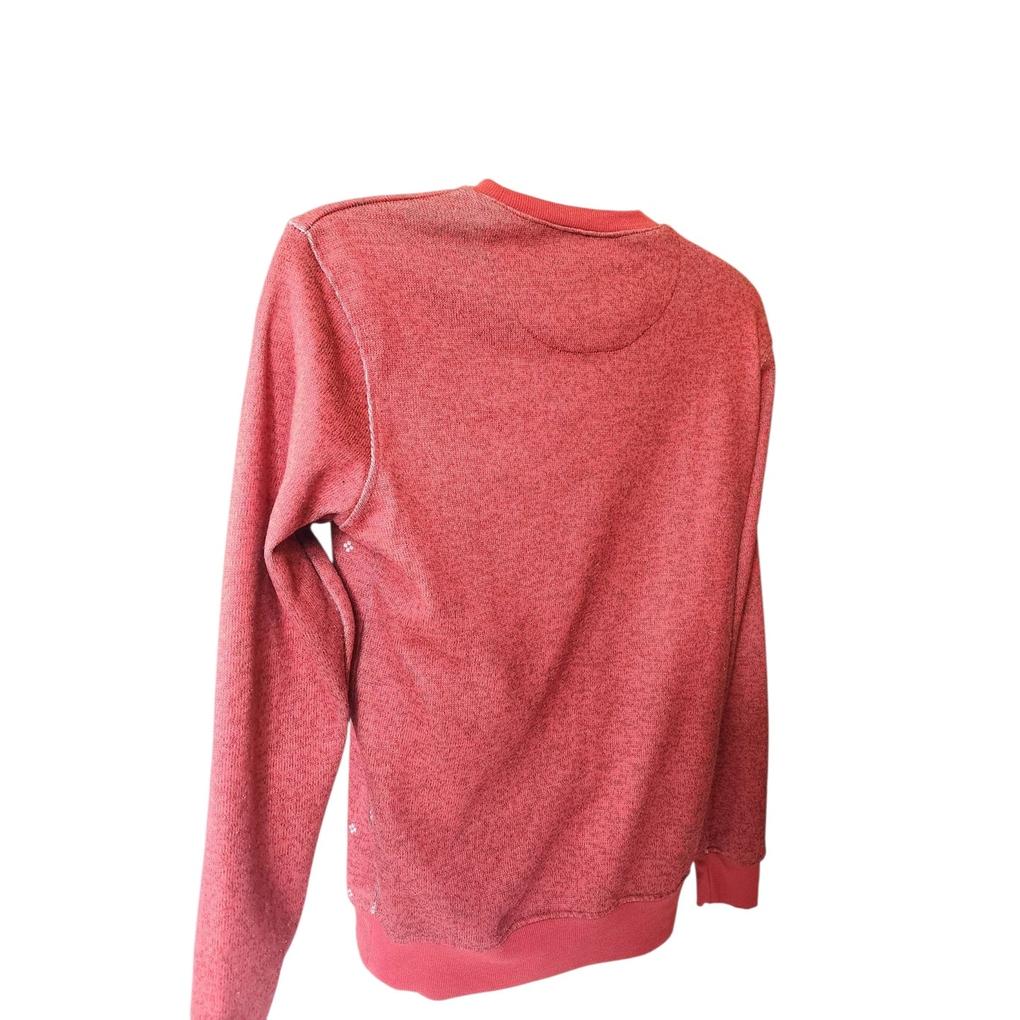 Disney Mickey Christmas Sweater Men Small Womens Medium Santa Hat Snowflake Ugly