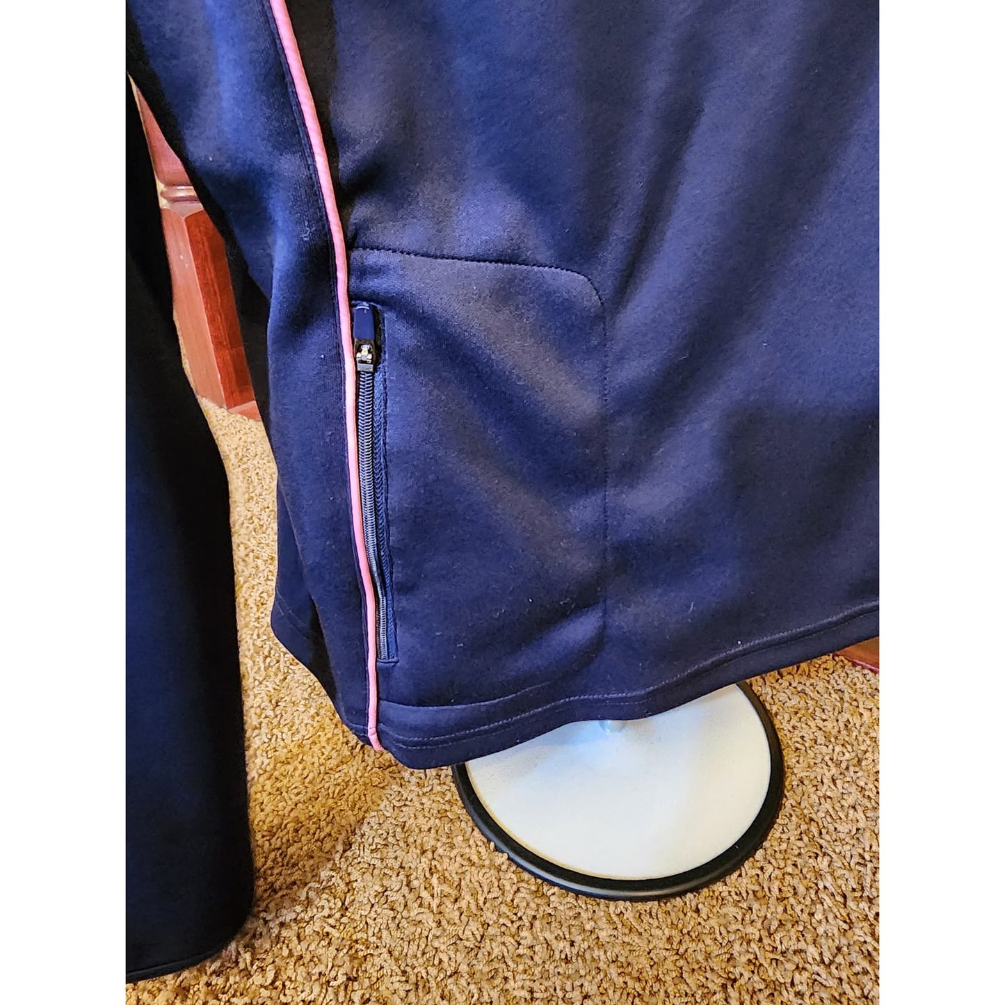 Ascot Athletic Womens Size 10 Half Zip Performance Pullover Long Sleeve Sporty