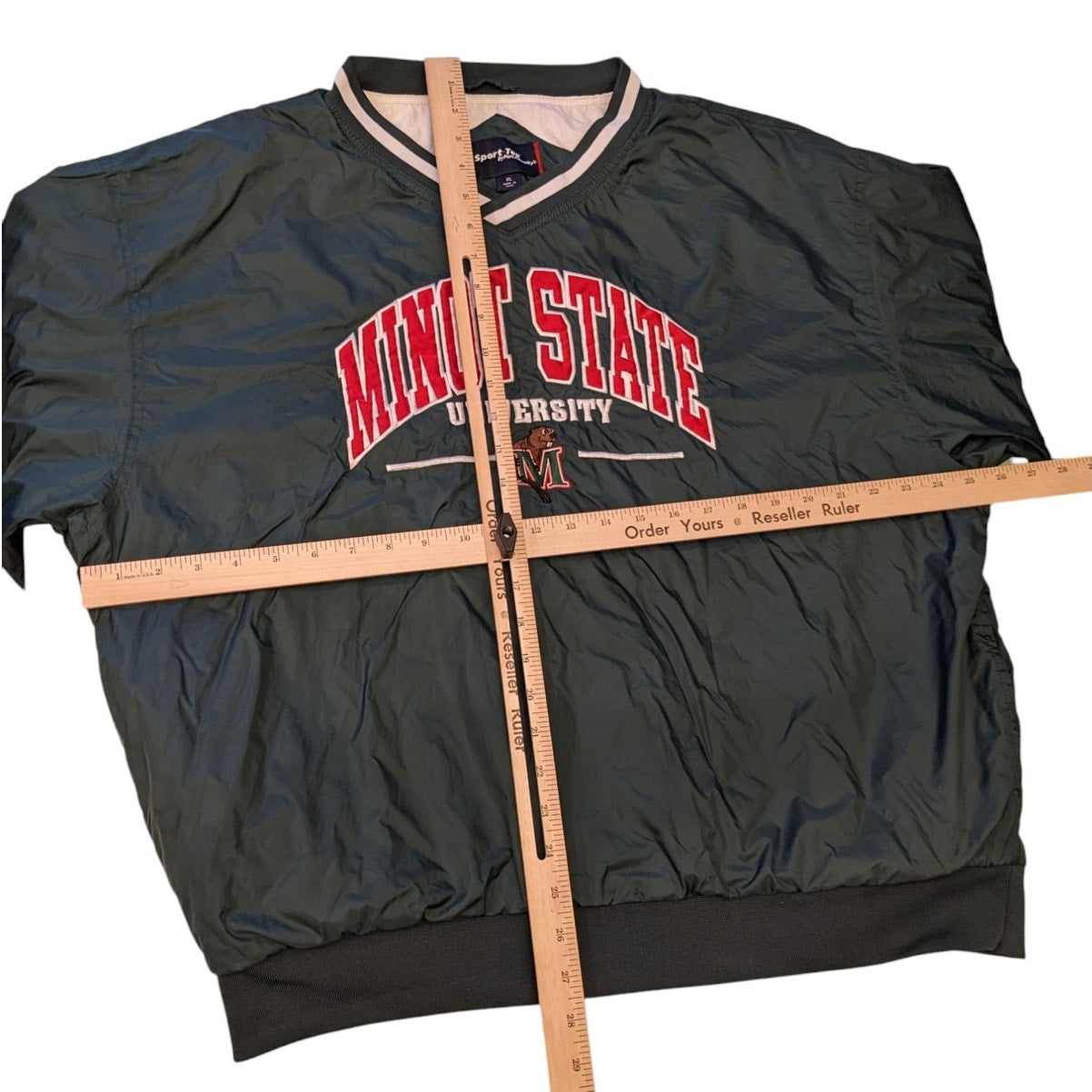 Sport Tek Minot State University Pullover Jacket Men XL Windbreaker North Dakota