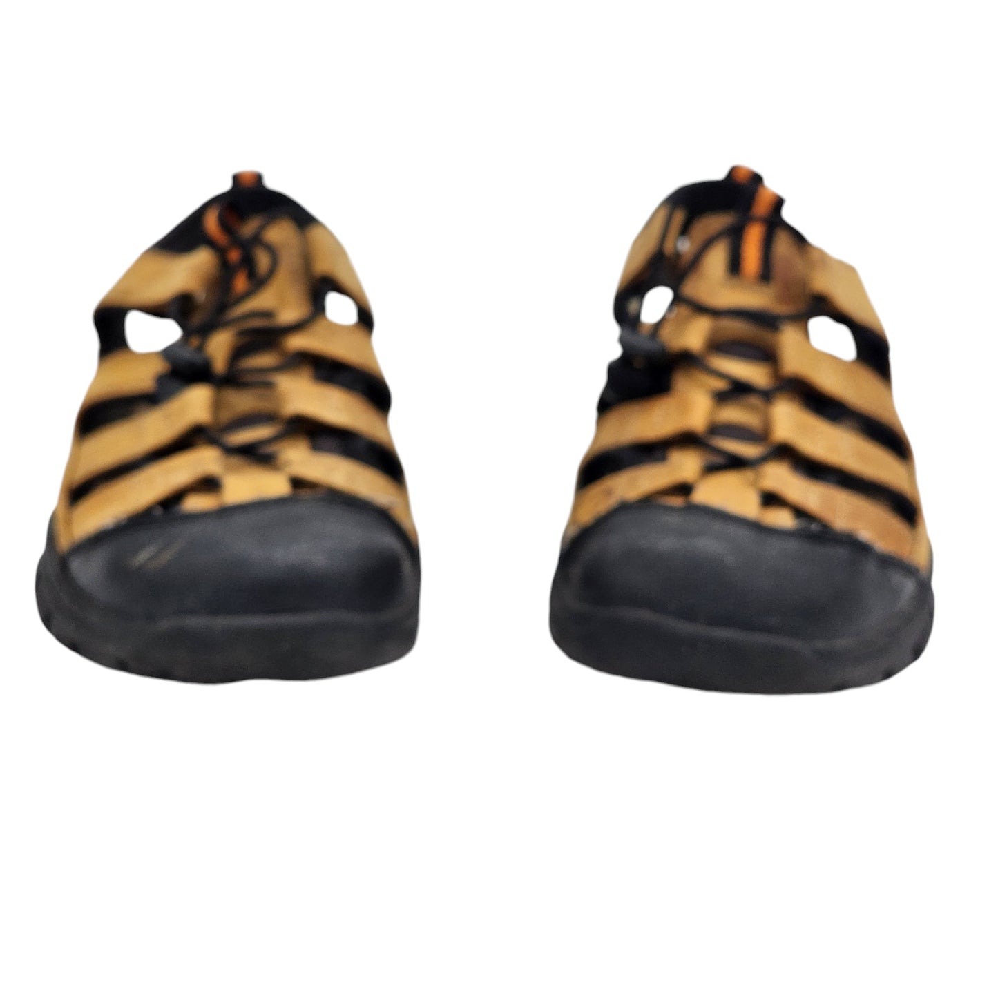 Reel Legends Sandals Fisherman Mens Size 9M Wolf Leather Outdoor Adjustable