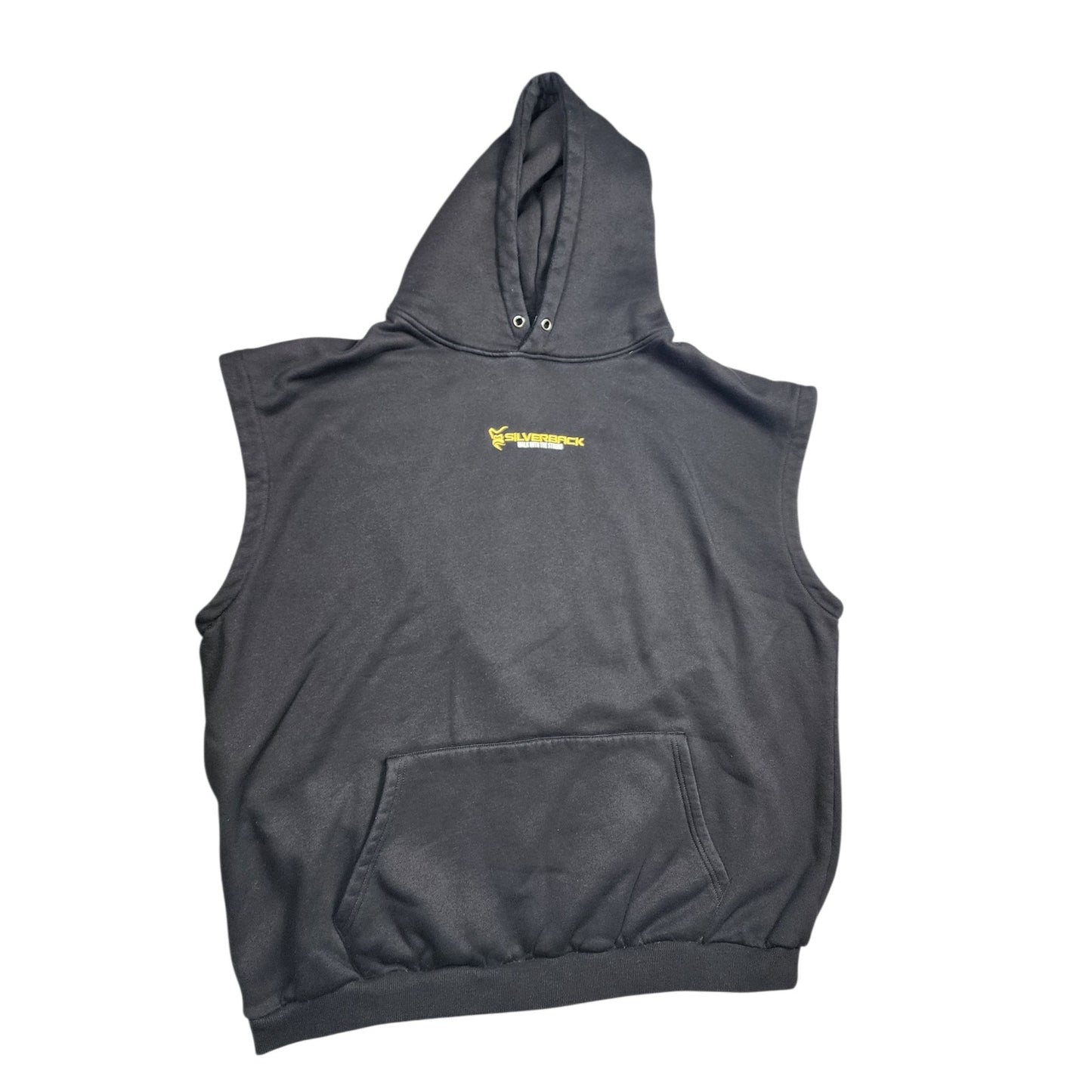 Silverback Strength Club Sleeveless Hoodie Mens 4XL Gym Bodybuilding Musclewear