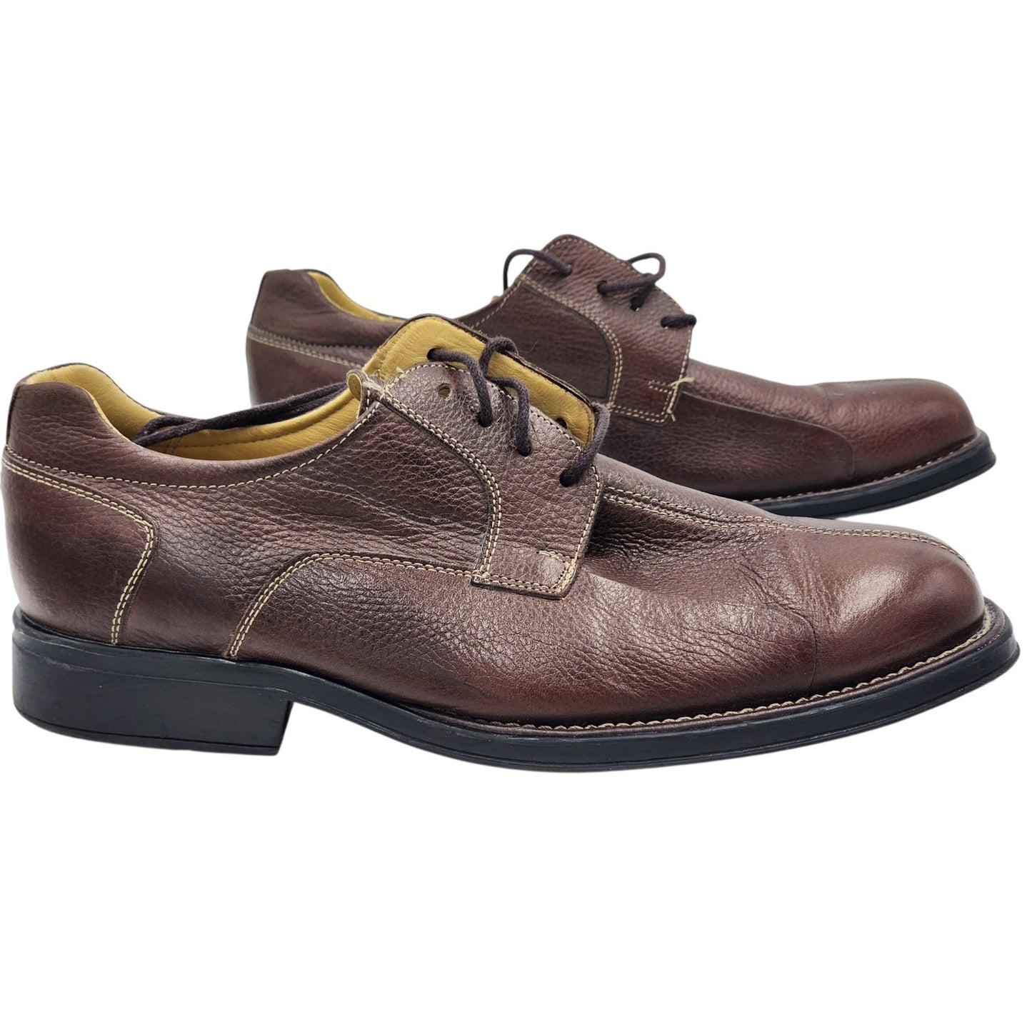Belvedere Dress Shoes Men 11 EEE Studio Bay Bridge Leather Oxford Brazil Lace Up