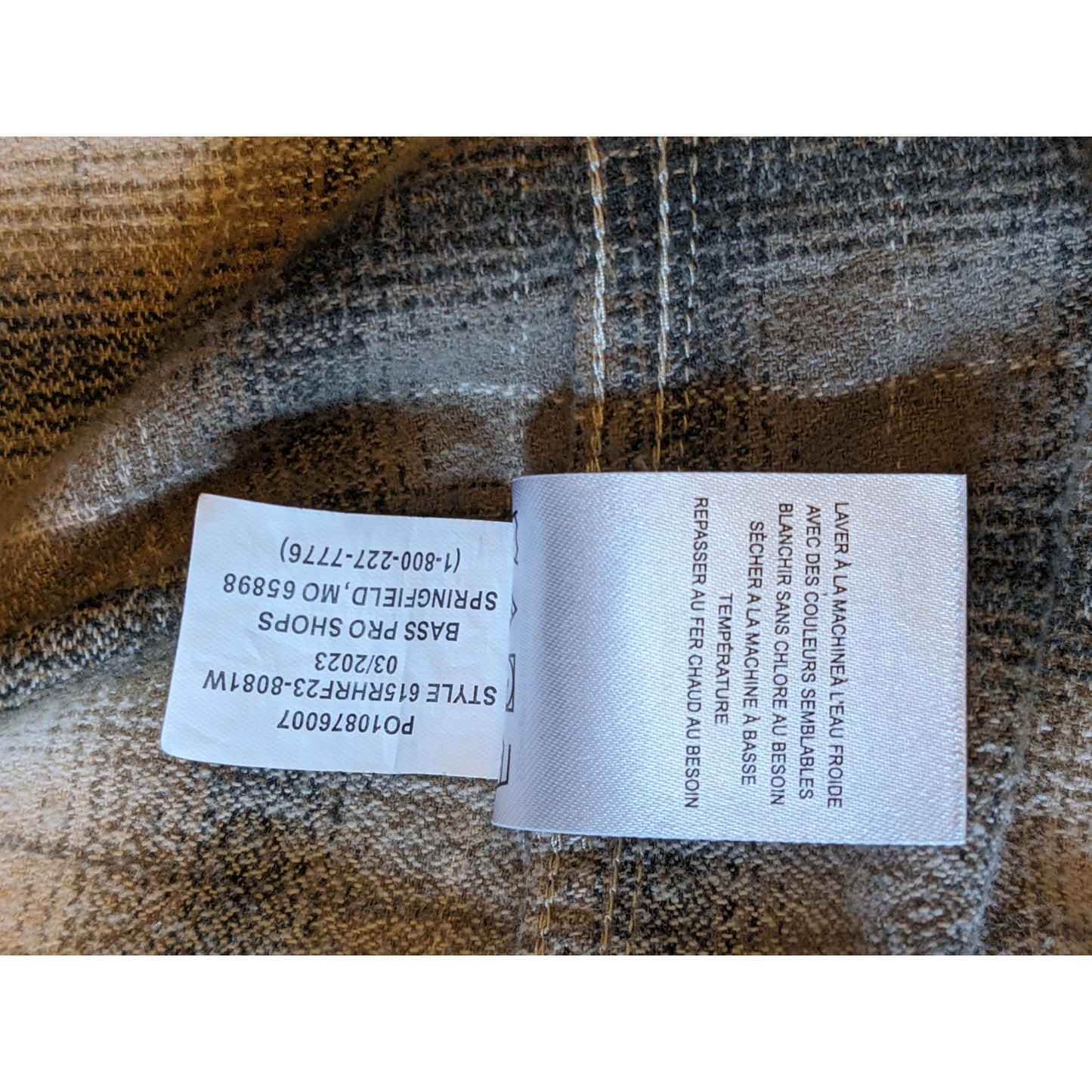 RedHead Ranch Flannel Shirt Mens 2XLT Plaid Long Sleeve Button Western Cowboy