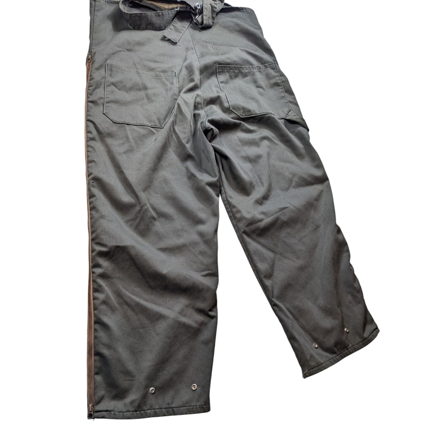 Vintage Sears Insulated Workwear Suit Coveralls Size Medium Full Zip Hunting