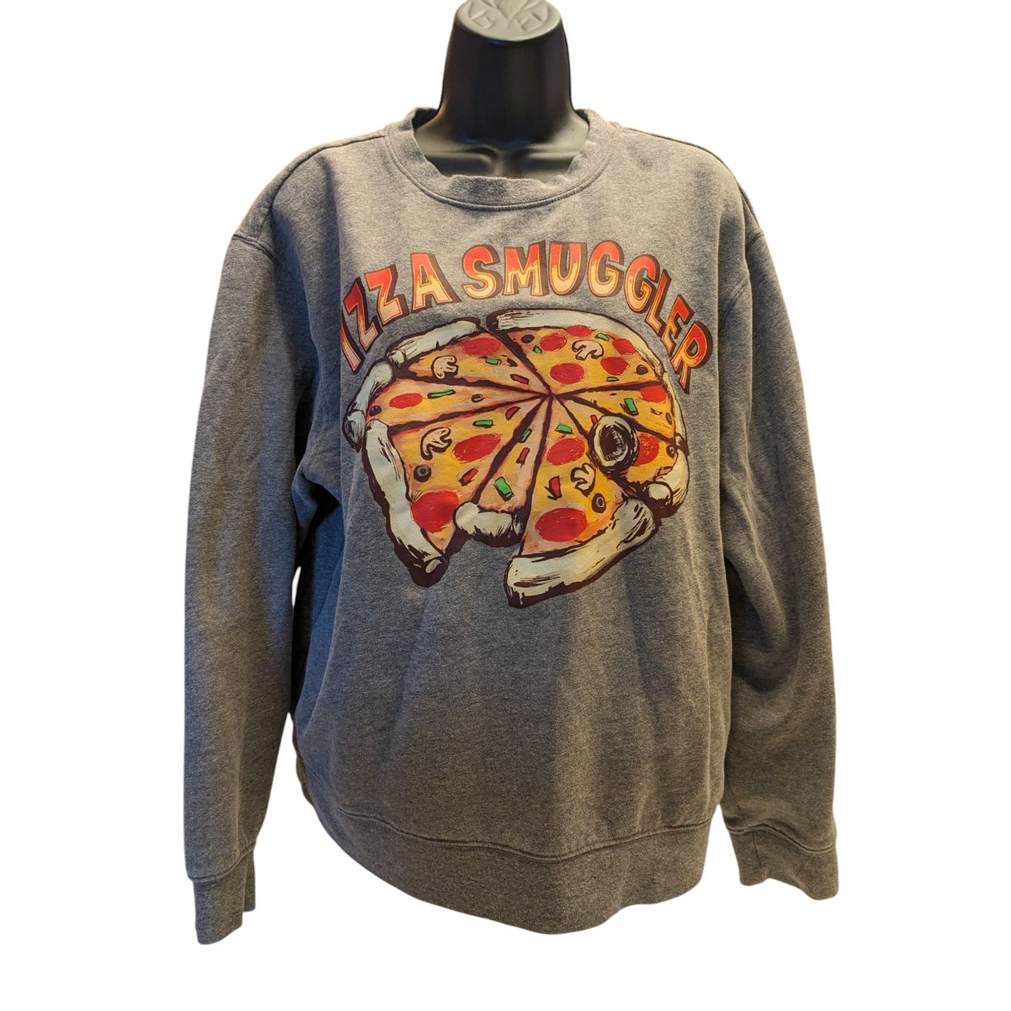 Star Wars Pizza Smuggler Sweatshirt Adult Large Geek Nerd Millennium Falcon