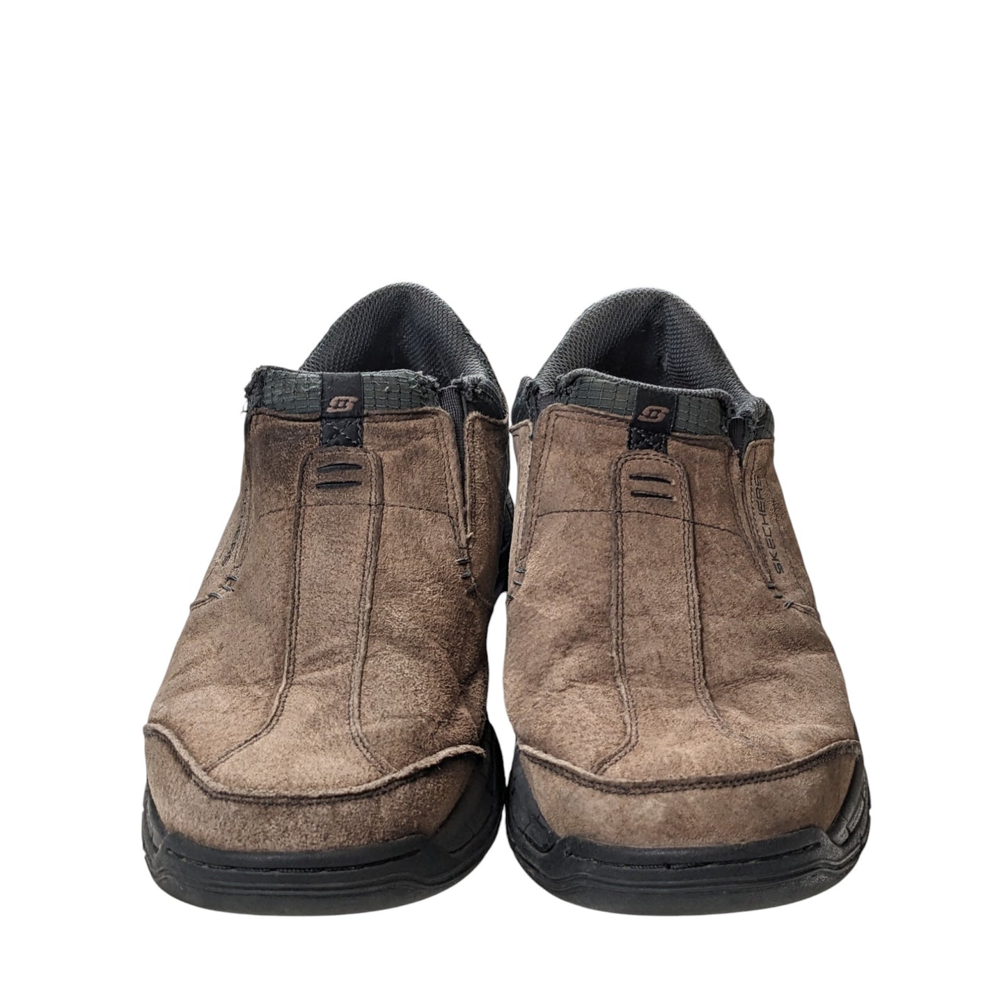 Skechers Shoes Mens Size 10 Slip On Loafers Brown Casual Comfort Durable 51292