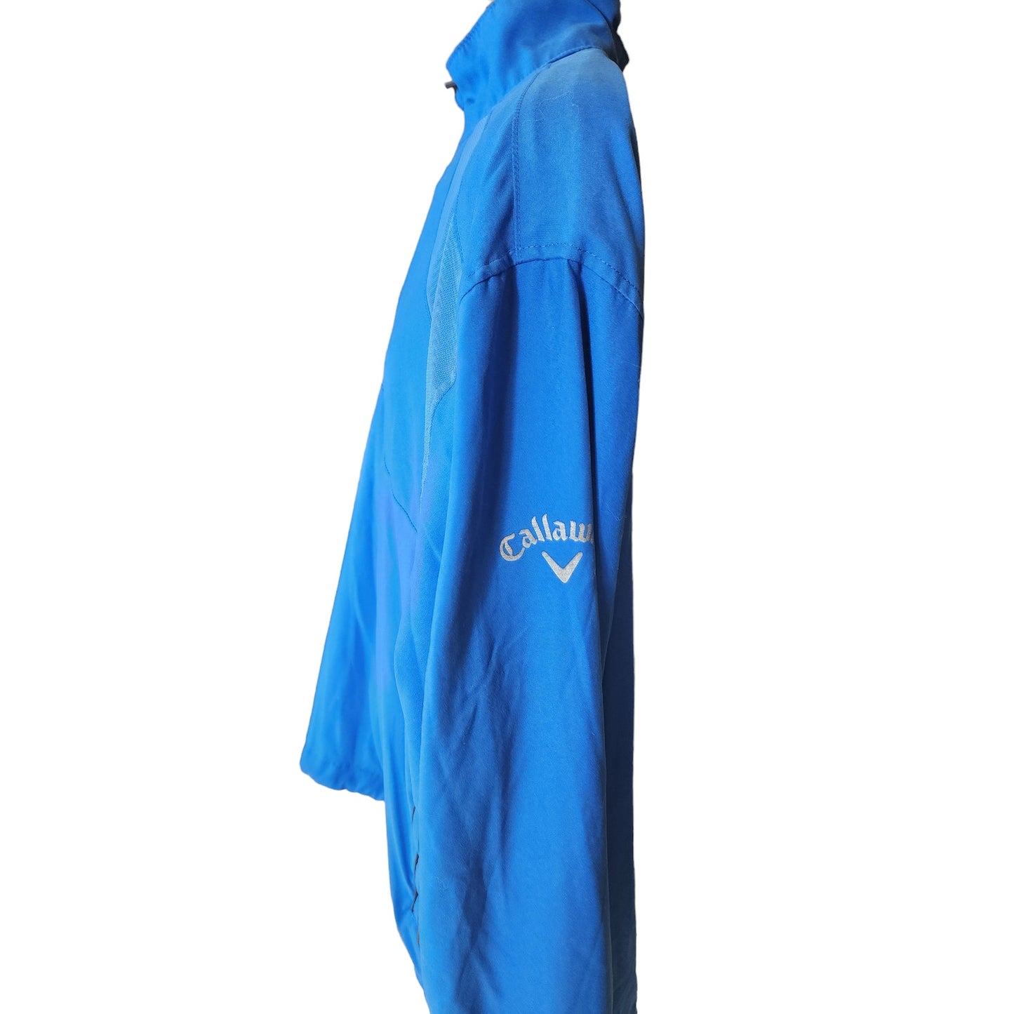 Callaway Golf Pullover Jacket Mens XL Windbreaker Blue Activewear Lightweight