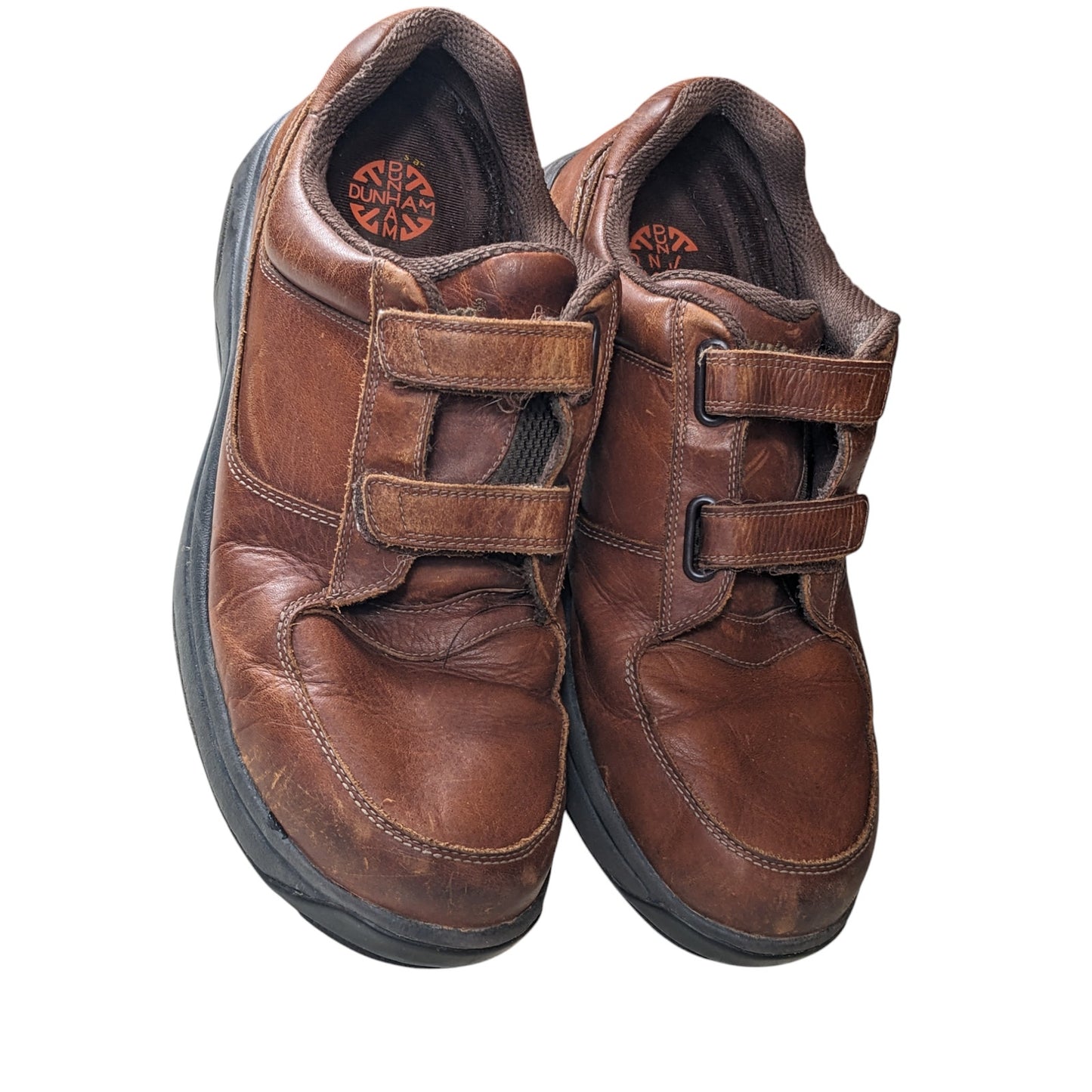 Dunham Shoes Mens 14 Winslow Leather Slip On Casual Loafers Comfort Strap 8009SB