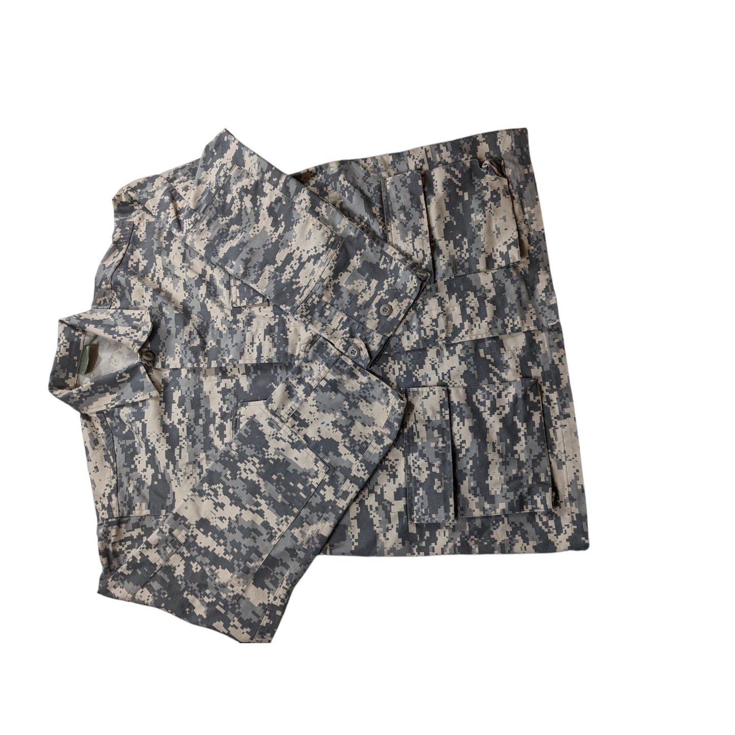 Rothco Combat Shirt Mens Medium Force BDU Camo Jacket Military Tactical Army