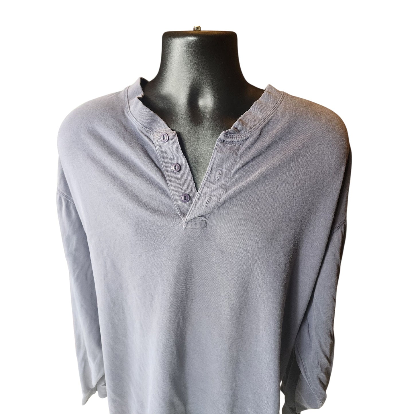 Cabelas Henley Shirt Outdoor Men 3XL Long Sleeve Top Hunting Fishing Hiking Work