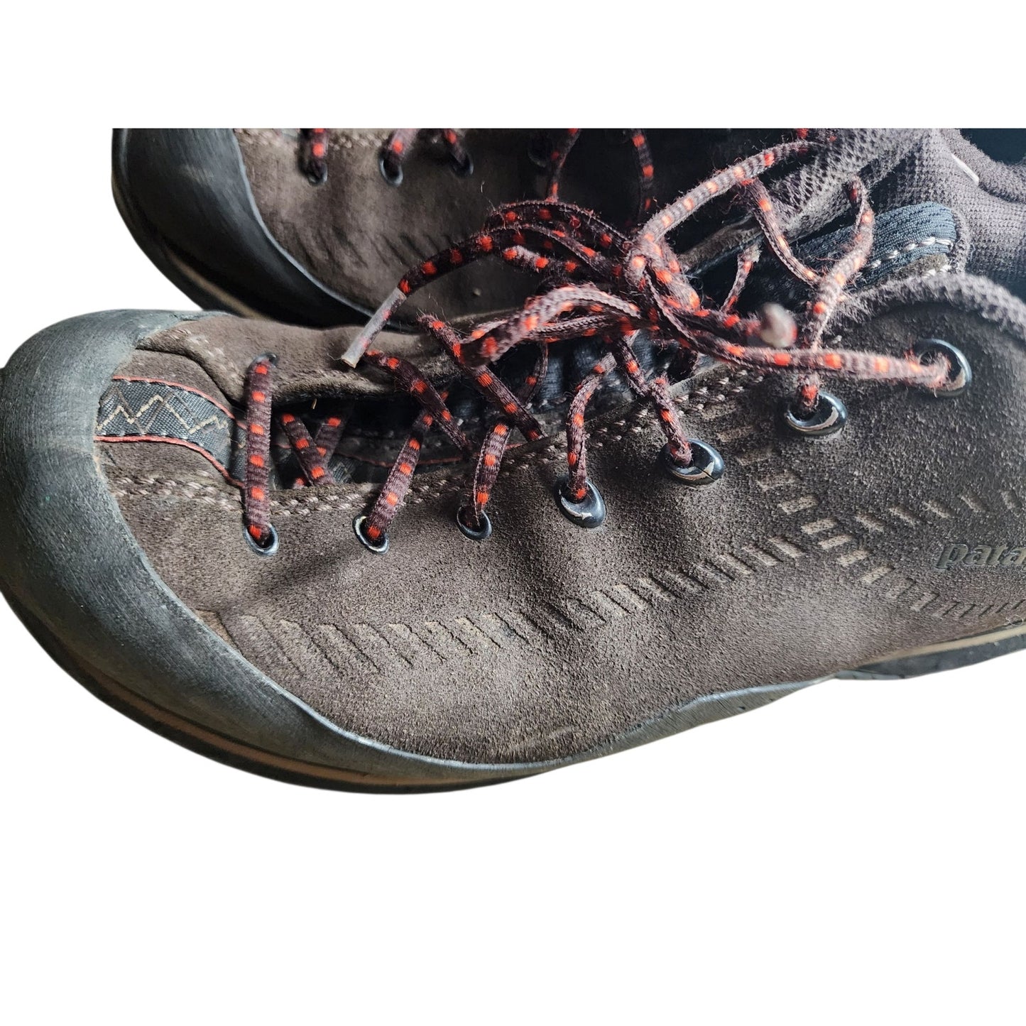 Patagonia Shoes Mens 11 Huckleberry Brown Suede Hiking Vibram Sole Outdoor Trail