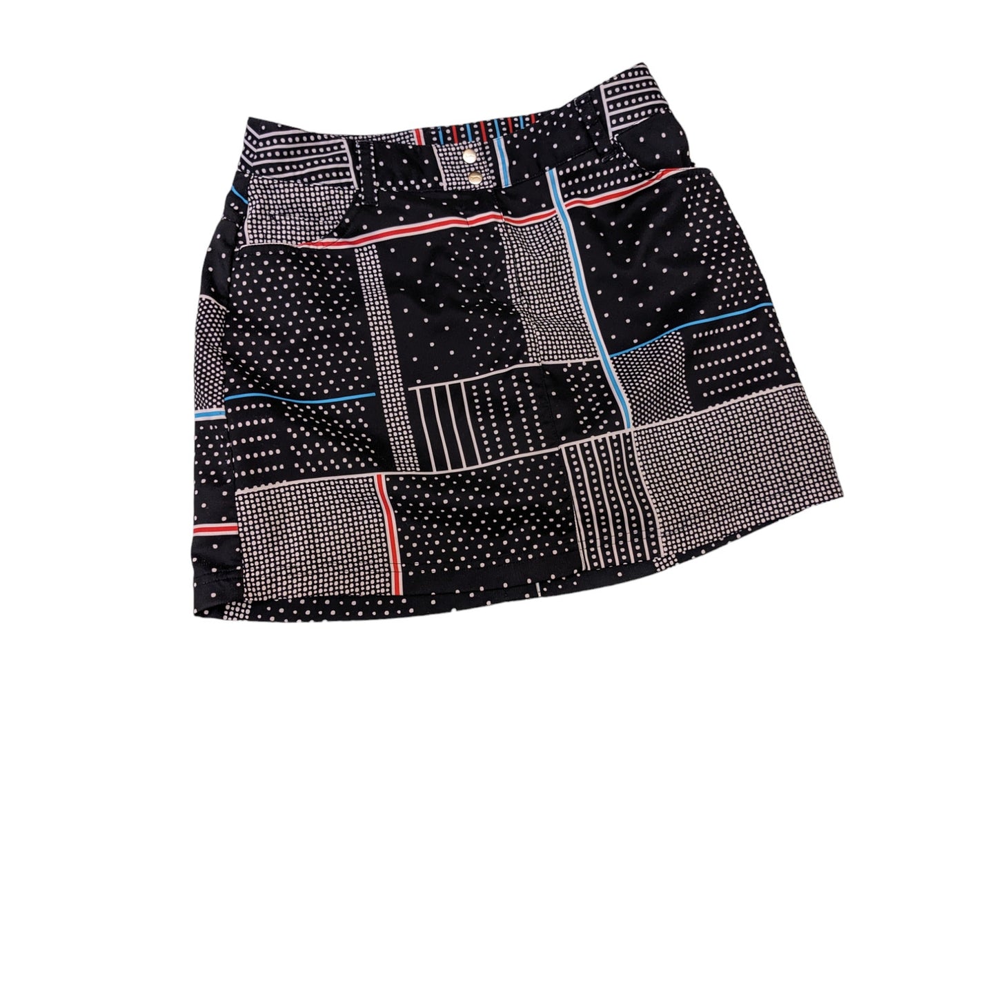 Slazenger Golf Shorts Womens 4 Skorts Activewear Geometric Belt Loop Athleisure