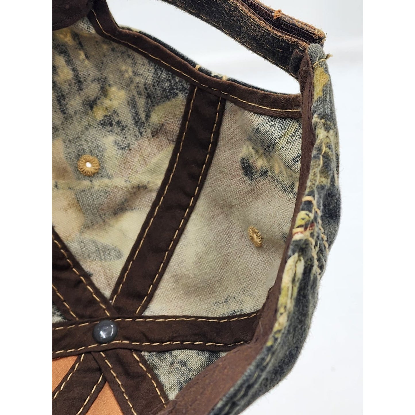 Port Authority Hat STMA Knights Baseball Cap Camo Distressed Adjustable Strap