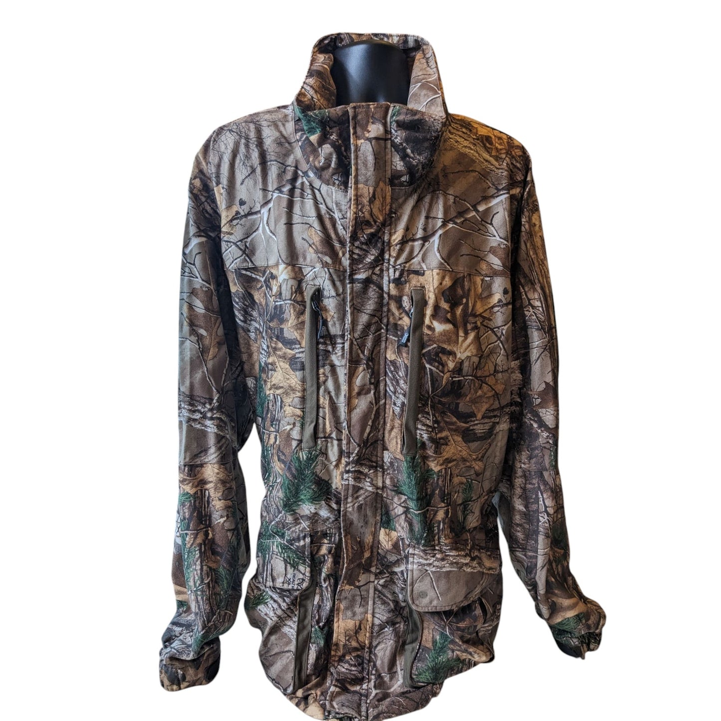 Gander Mountain Guide Series Tech H2O Jacket Mens 3XLT Camo Hunting Realtree