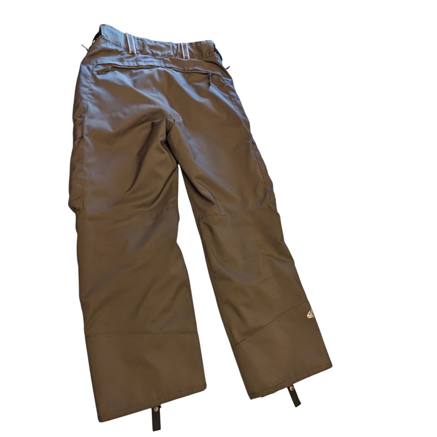 DNA Mens Ski Pants Size 36 Brown Waterproof Snowboarding Insulated