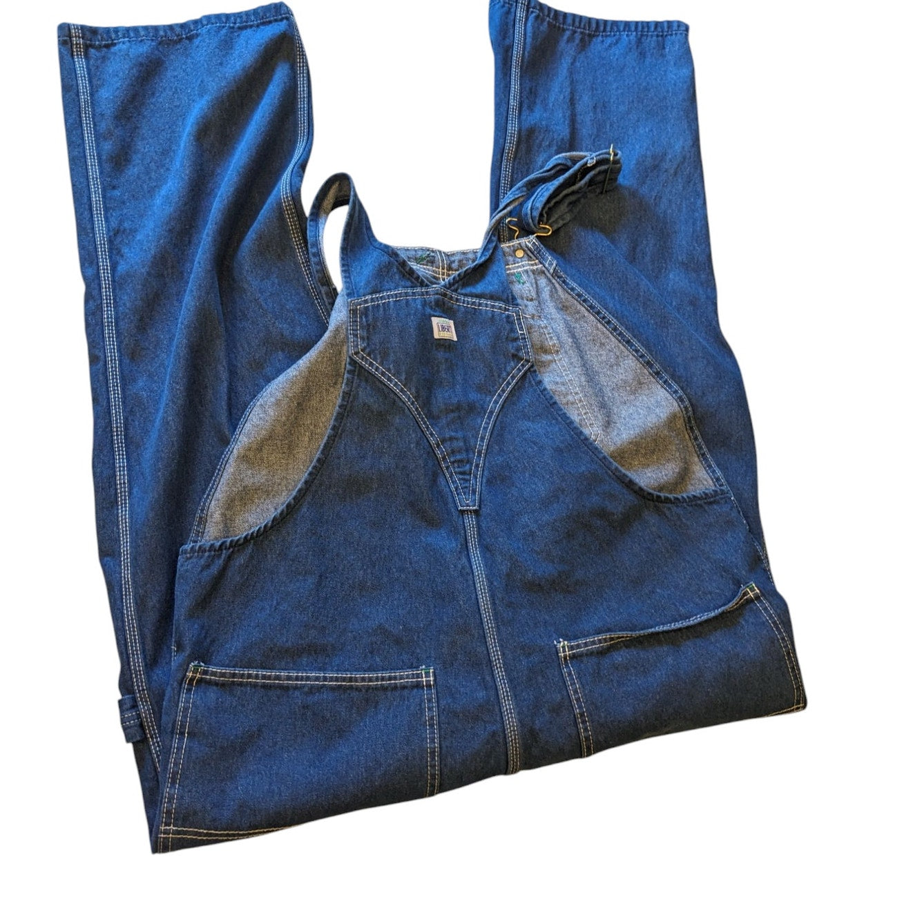 Liberty Denim Overalls Men 40x30 Workwear Bib Carpenter Style Utility Adjustable