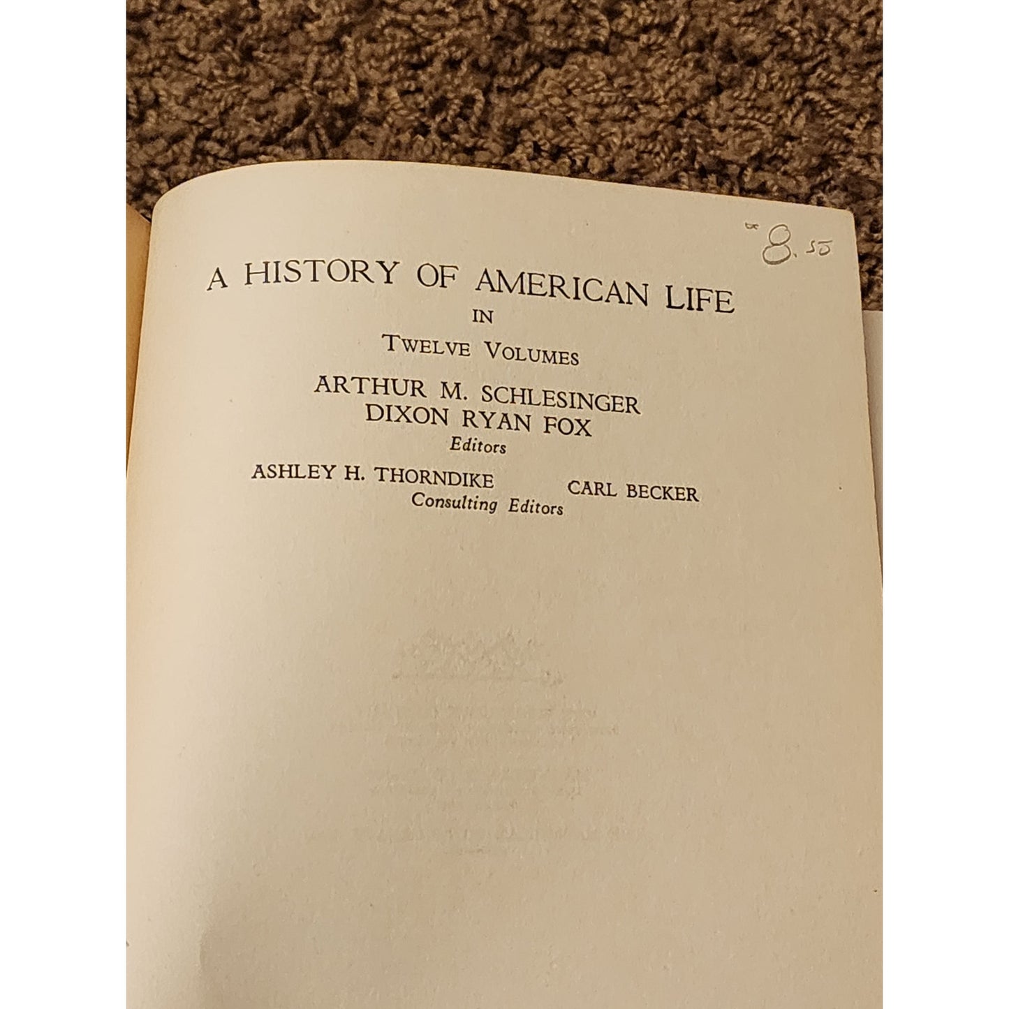 History American Life Provincial Society 1690-1863 Vol 3 By James Truslow Adams