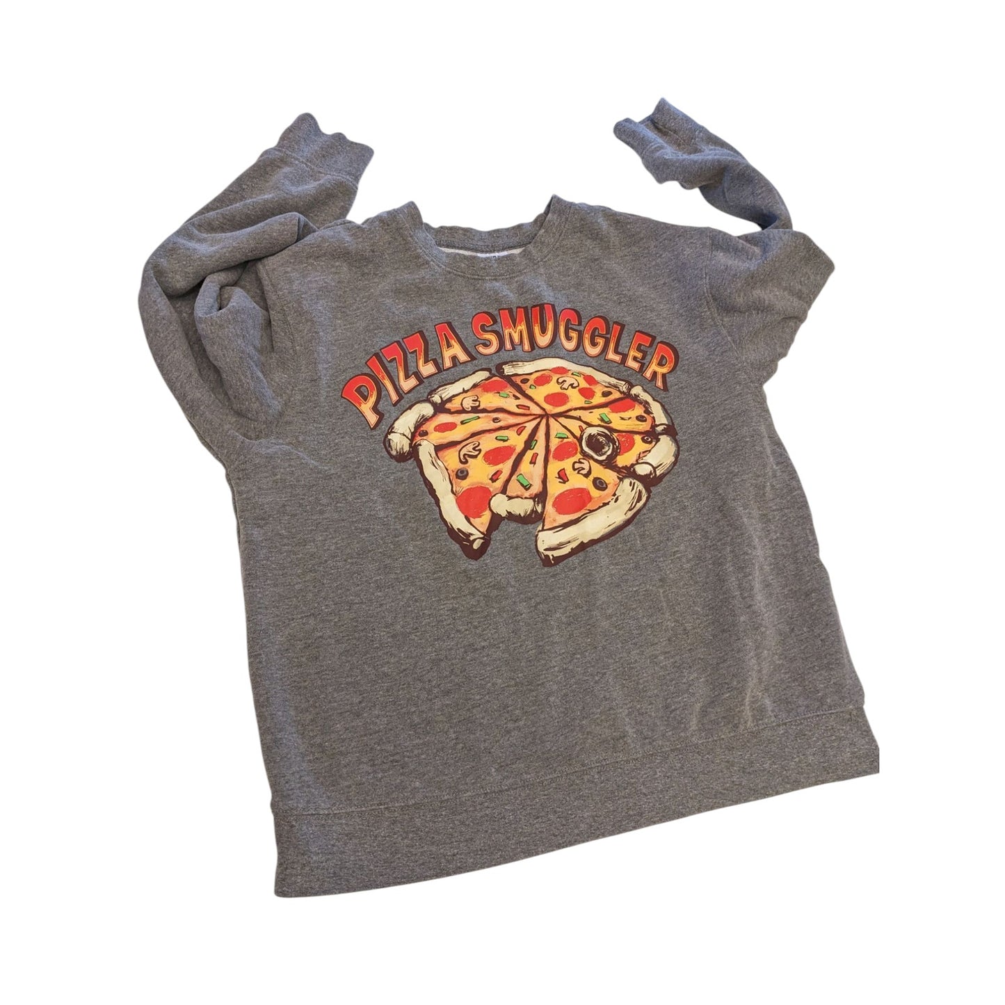 Star Wars Pizza Smuggler Sweatshirt Adult Large Geek Nerd Millennium Falcon