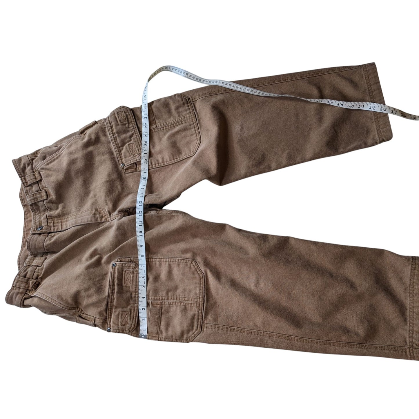 Duluth Trading Pants Mens 36x30 Cargo Heavy Duty Canvas Rugged Workwear Utility