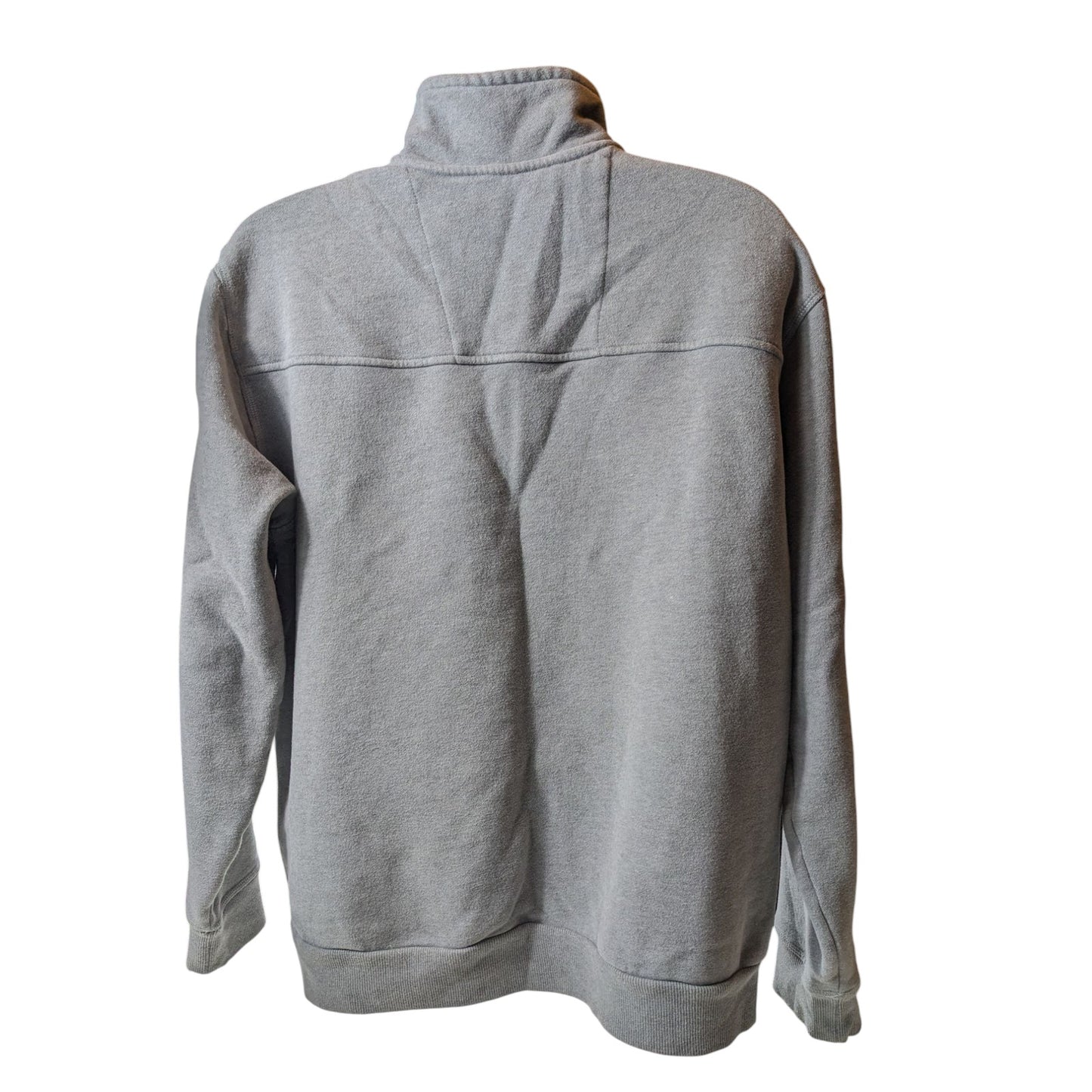 Arrow Sweatshirt Mens XL Quarter Zip Pullover Gray Fleece Lined Casual Classic