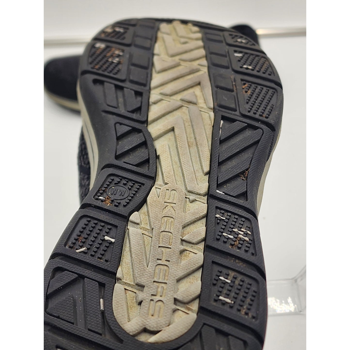 Skechers Shoes Mens 10.5 Black Slip On Sneakers Air Cooled Memory Foam Go Walk