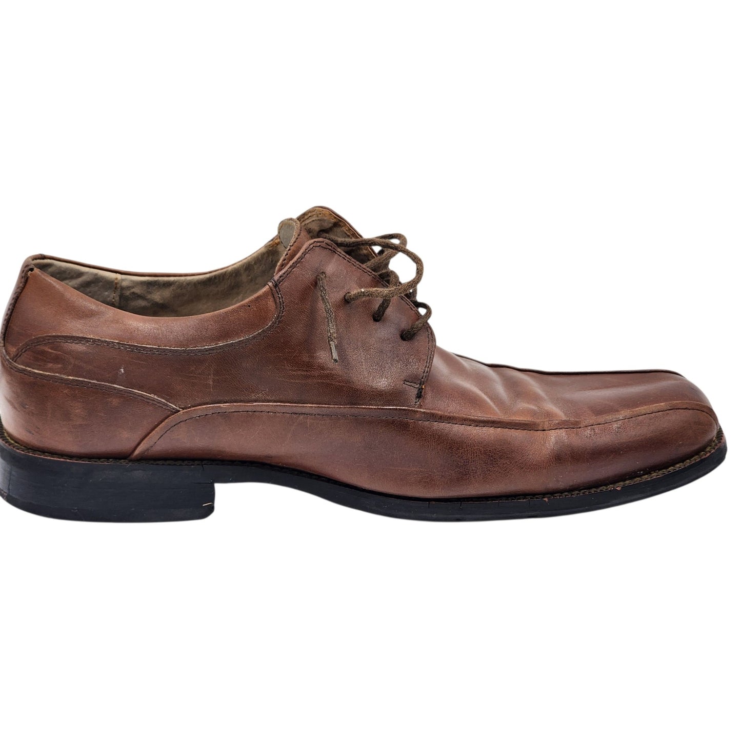 Florsheim Shoes Mens 11 3E Wide Comfortech Leather Oxford Dress Square Toe Lace