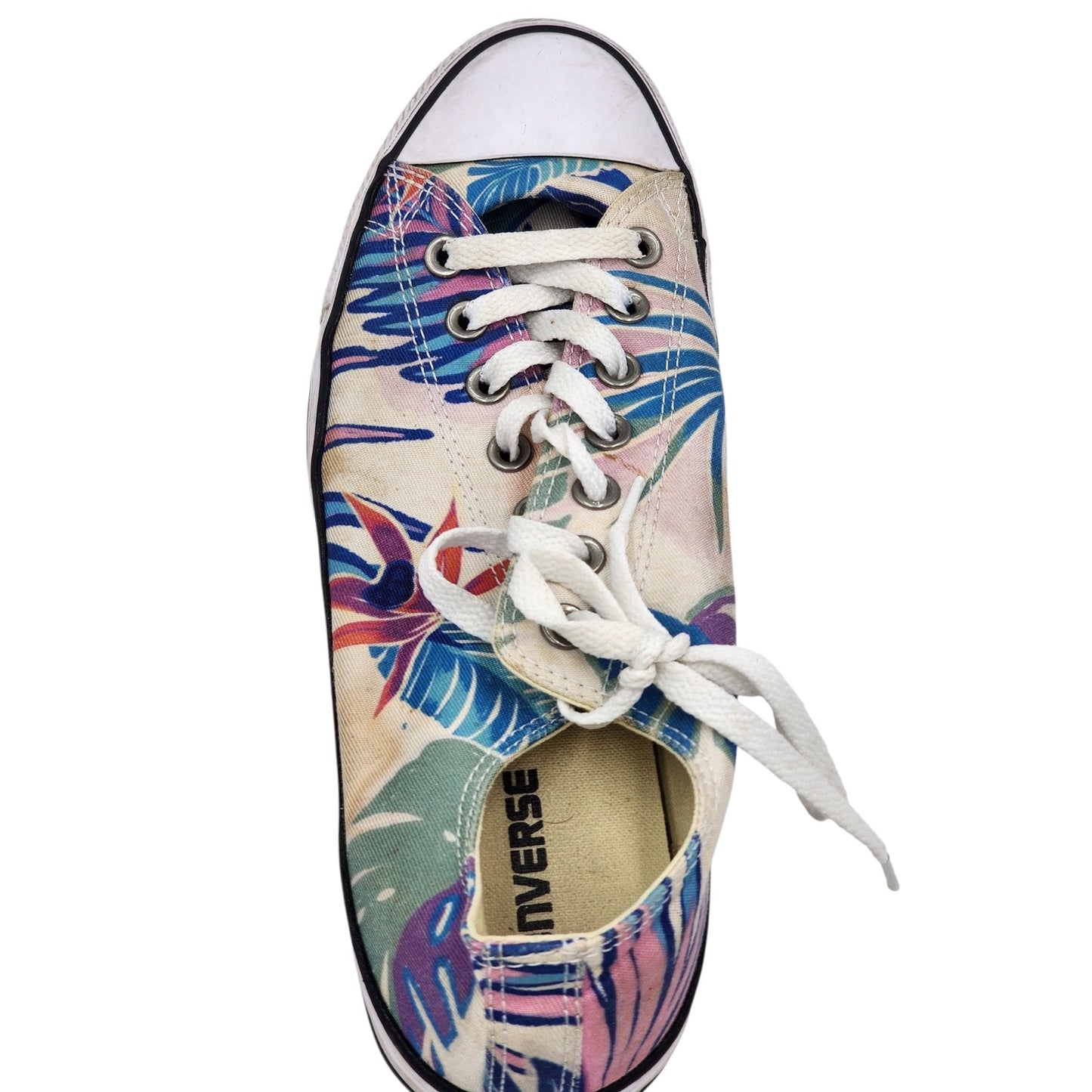 Converse All Star Shoes Tropical Low Tops Unisex Men 10 Women 12 Sneakers Kicks