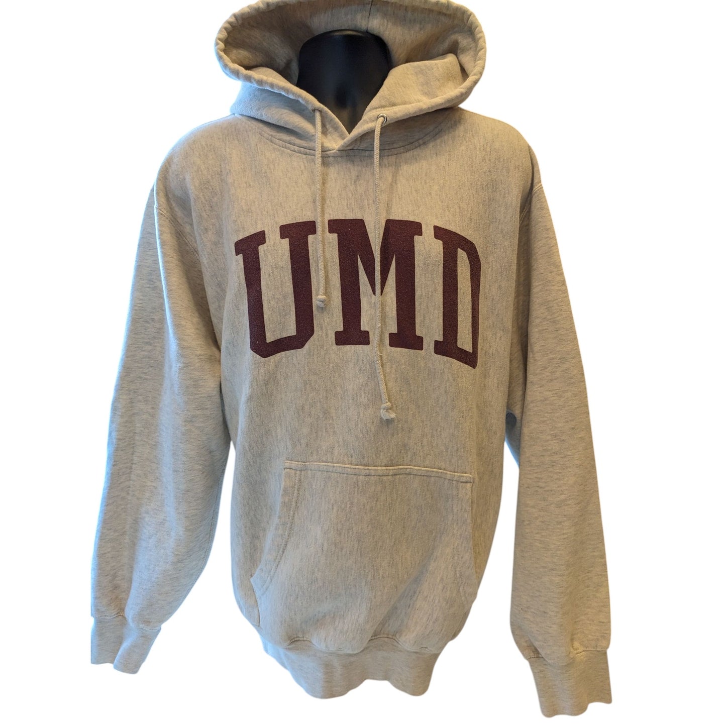MV Sport Pro-Weave Hoodie Men XL Gray UMD University Pullover Sweatshirt College