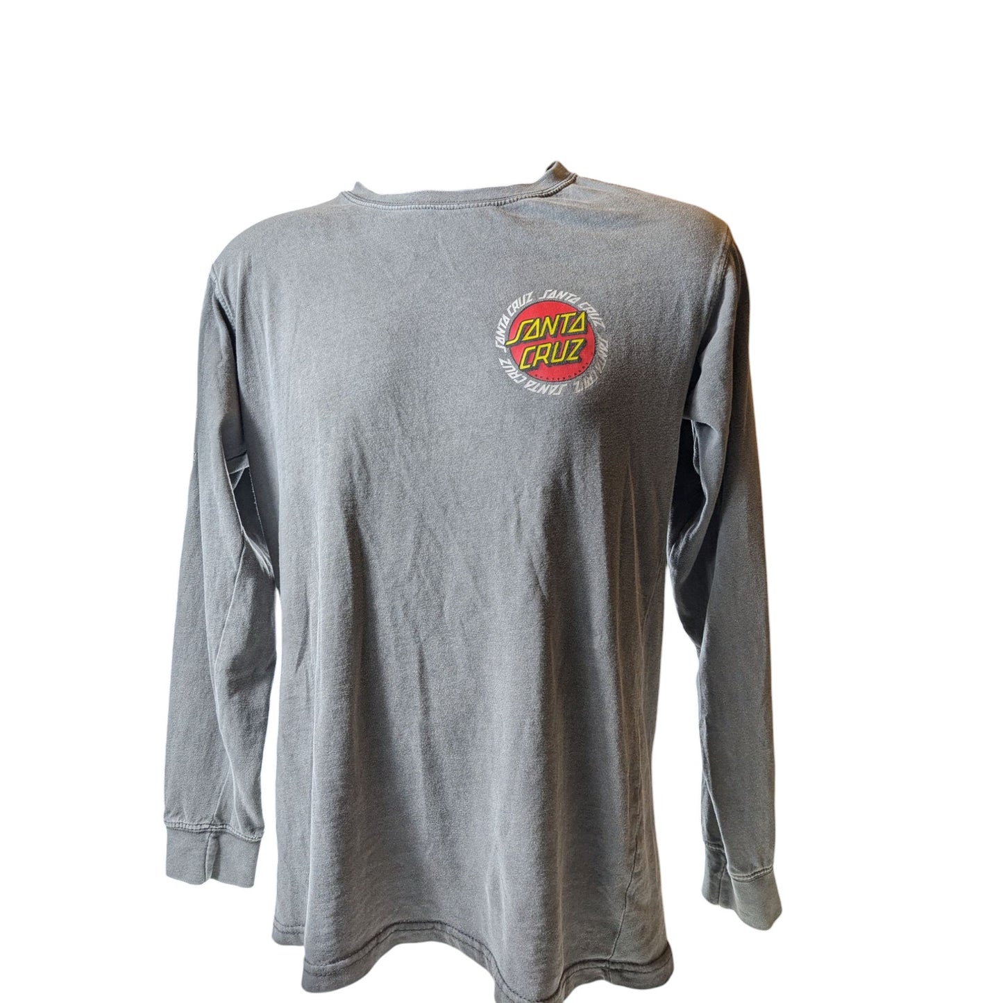 Santa Cruz Long Sleeve Logo Shirt Mens Medium Womens Large Skater Graphic Tee