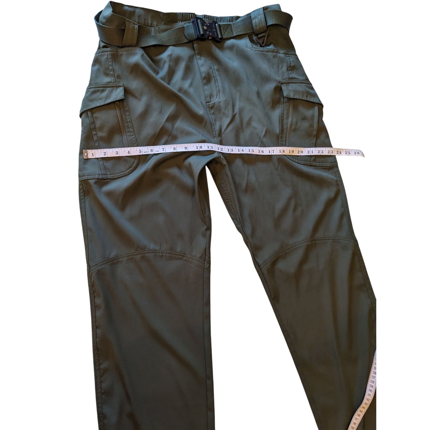 Tactical Series Green Cargo Pants Mens 2XL-33 Outdoor Utility Hiking Workwear