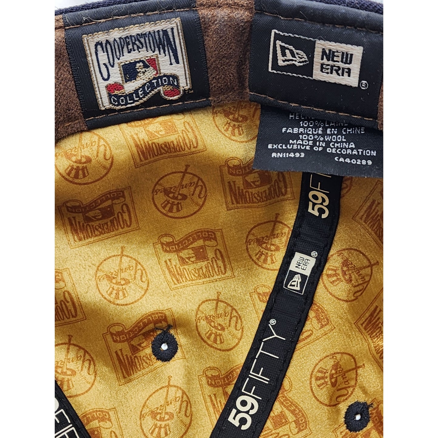 New Era New York Yankees Cooperstown 1946-1980 Baseball Hat Size 8 59Fifty