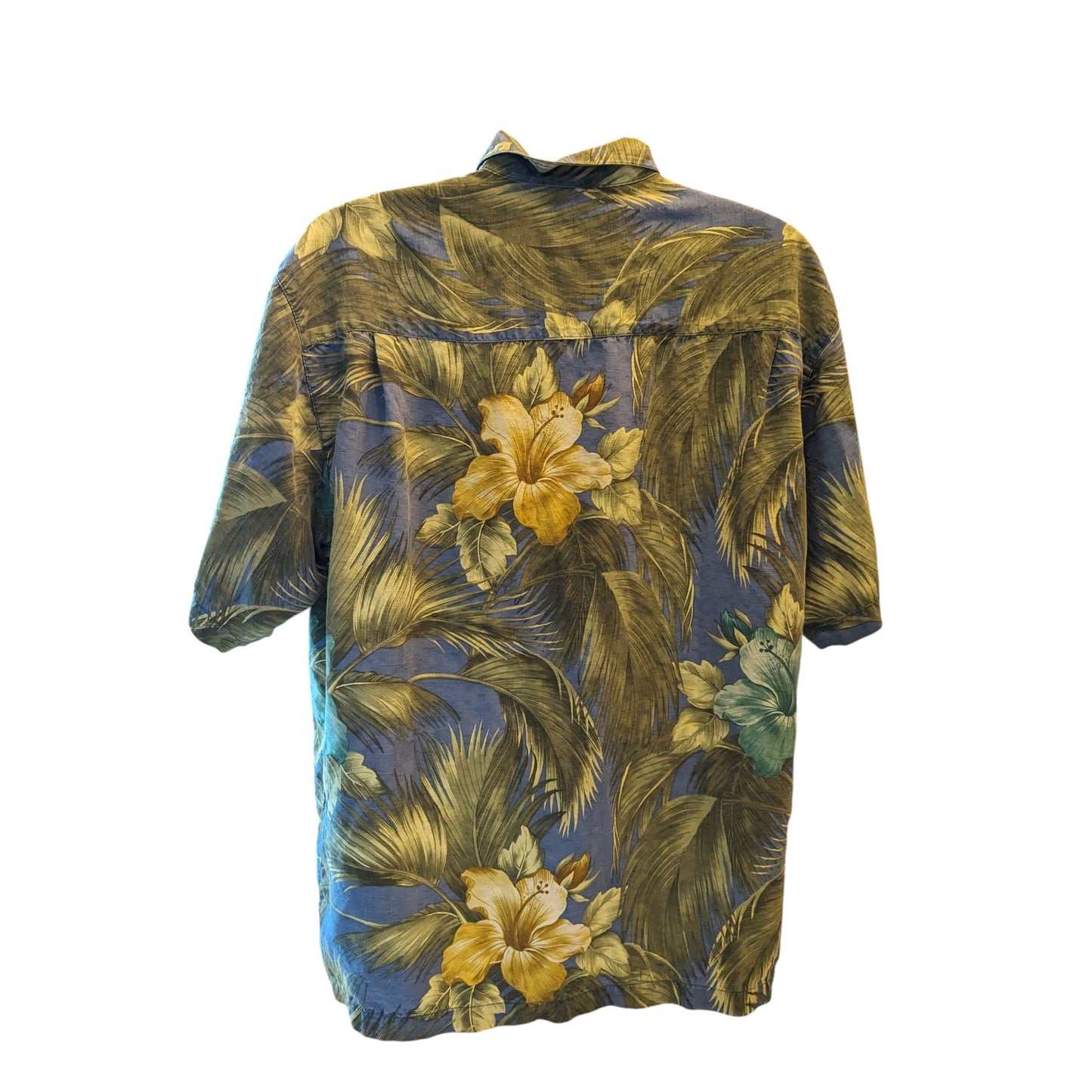 Tommy Bahama Silk Hawaiian Shirt Men XL Tropical Button Short Sleeve Luau Beach