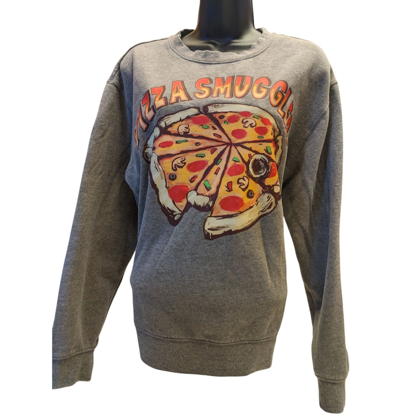 Star Wars Pizza Smuggler Sweatshirt Adult Large Geek Nerd Millennium Falcon