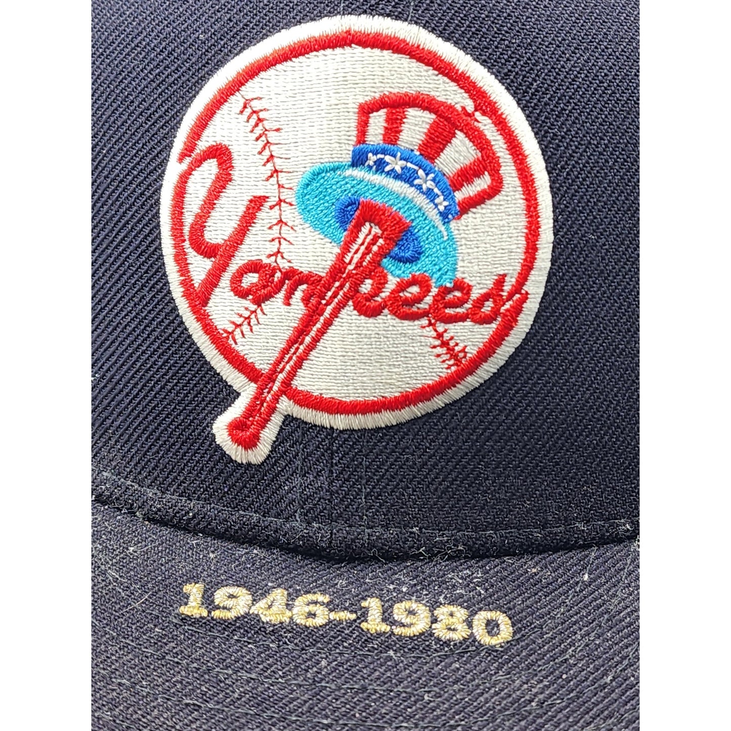 New Era New York Yankees Cooperstown 1946-1980 Baseball Hat Size 8 59Fifty