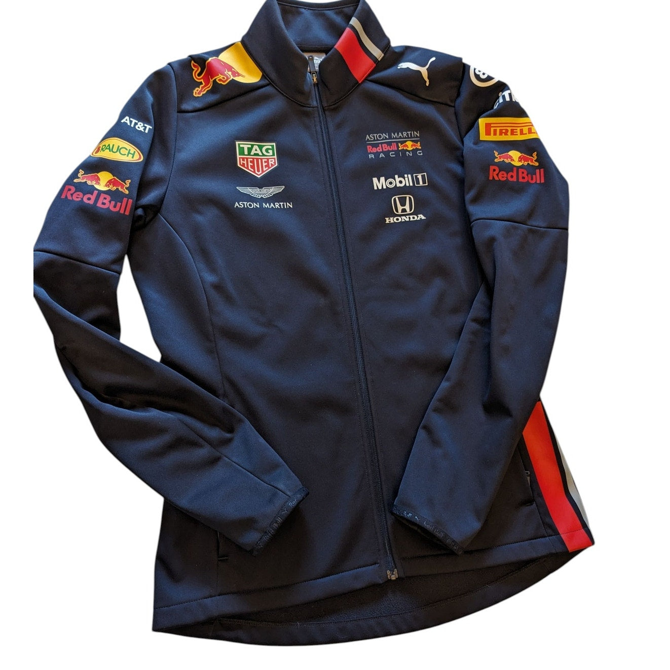 PUMA Red Bull Racing Team Softshell Jacket Women Small Aston Martin F1 Formula 1