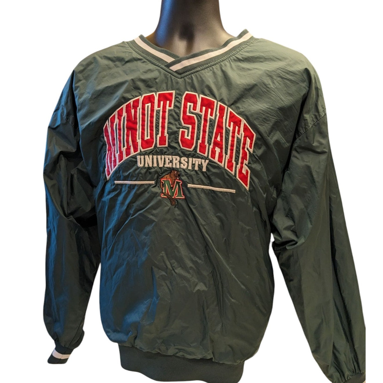 Sport Tek Minot State University Pullover Jacket Men XL Windbreaker North Dakota