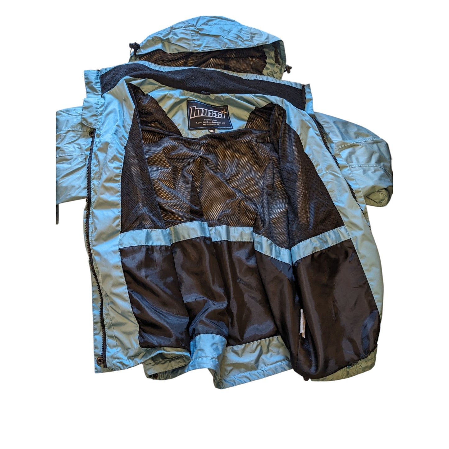 Mossi Racing Jacket Women XXL Hooded Winter Snow Parka Drawstring Windbreaker