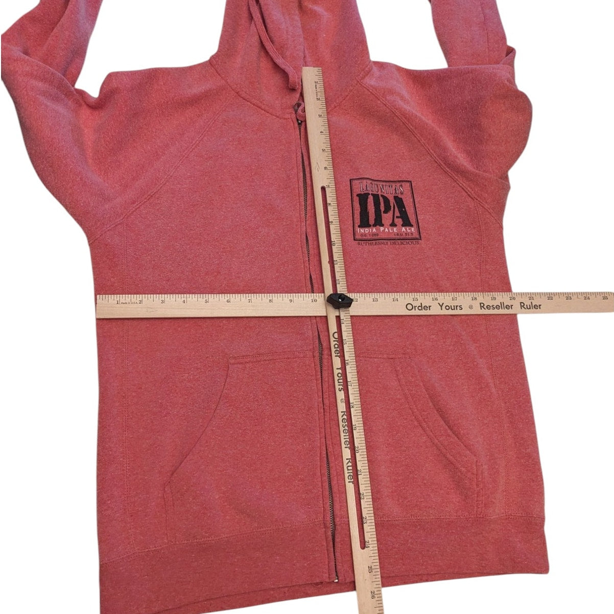 Lagunitas IPA Hoodie Independent Trading Co Mens Small Full Zip Beer Graphic