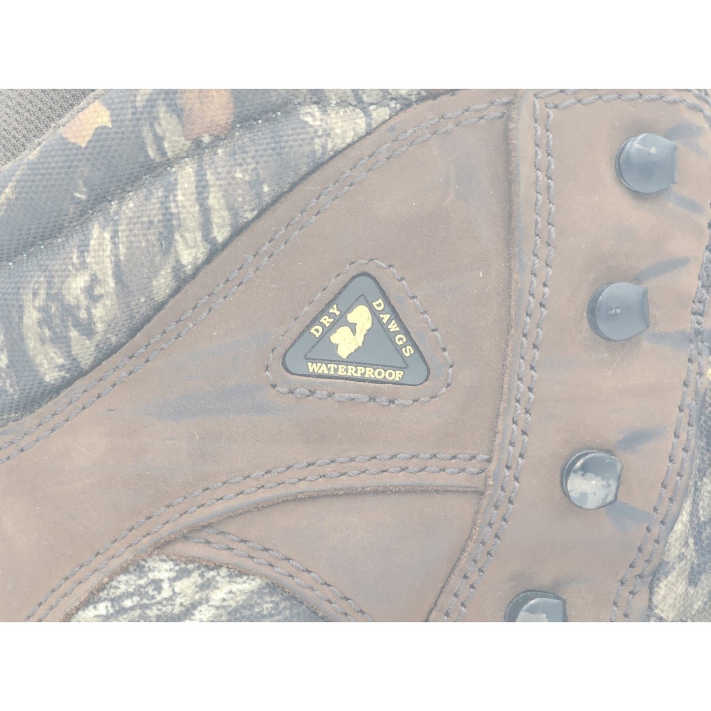 Golden Retriever Boots Men 9M 400G Hiking Hunting Waterproof Camo Oil Slip 4668