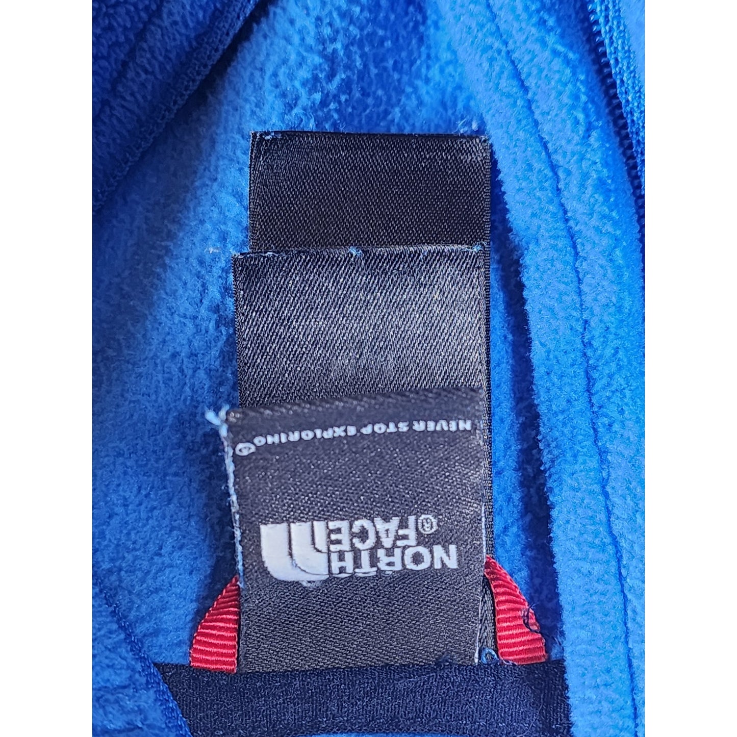 North Face Fleece Womens Medium Pullover Blue Cozy Light Hiking Performance