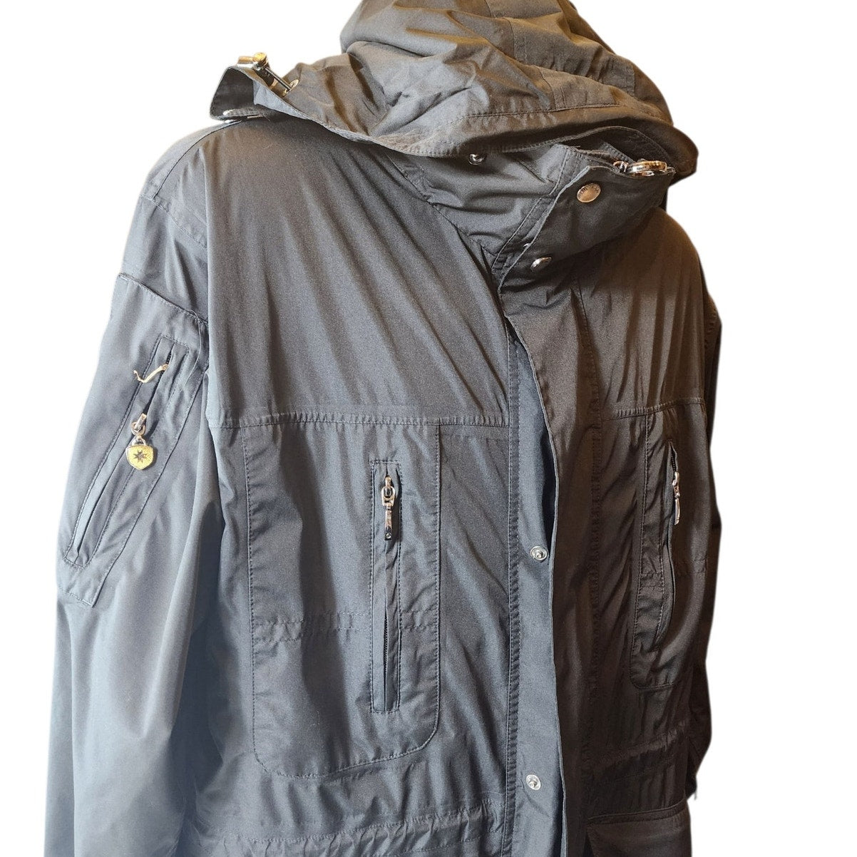 Wellensteyn Jacket Men Large Hood Windbreaker Utility German Gorpcore GolfJacke