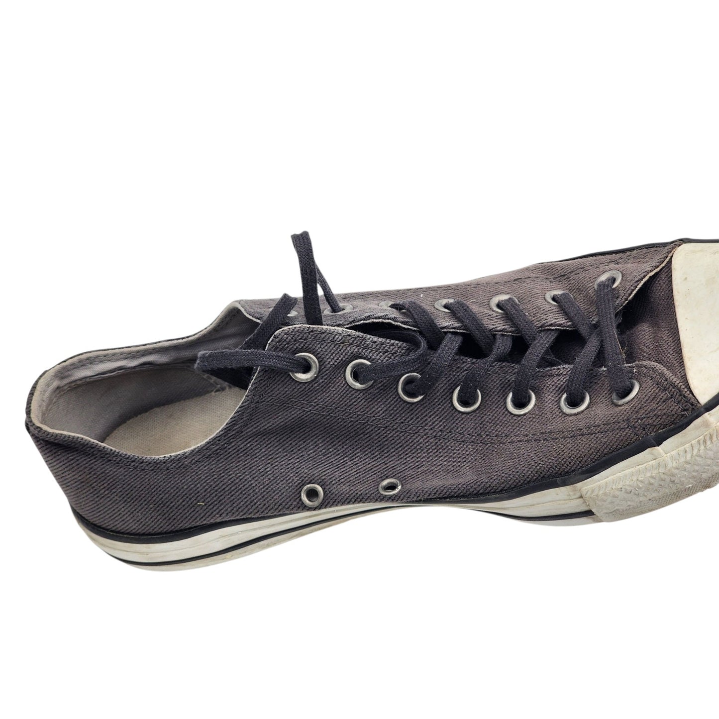 Converse Chuck Taylor Low Top Shoes Mens 12 Womens 14 Gray Grunge Skater 150350F