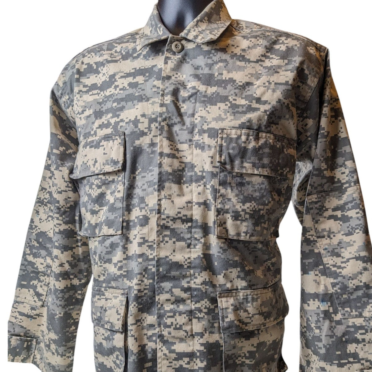 Rothco Combat Shirt Mens Medium Force BDU Camo Jacket Military Tactical Army