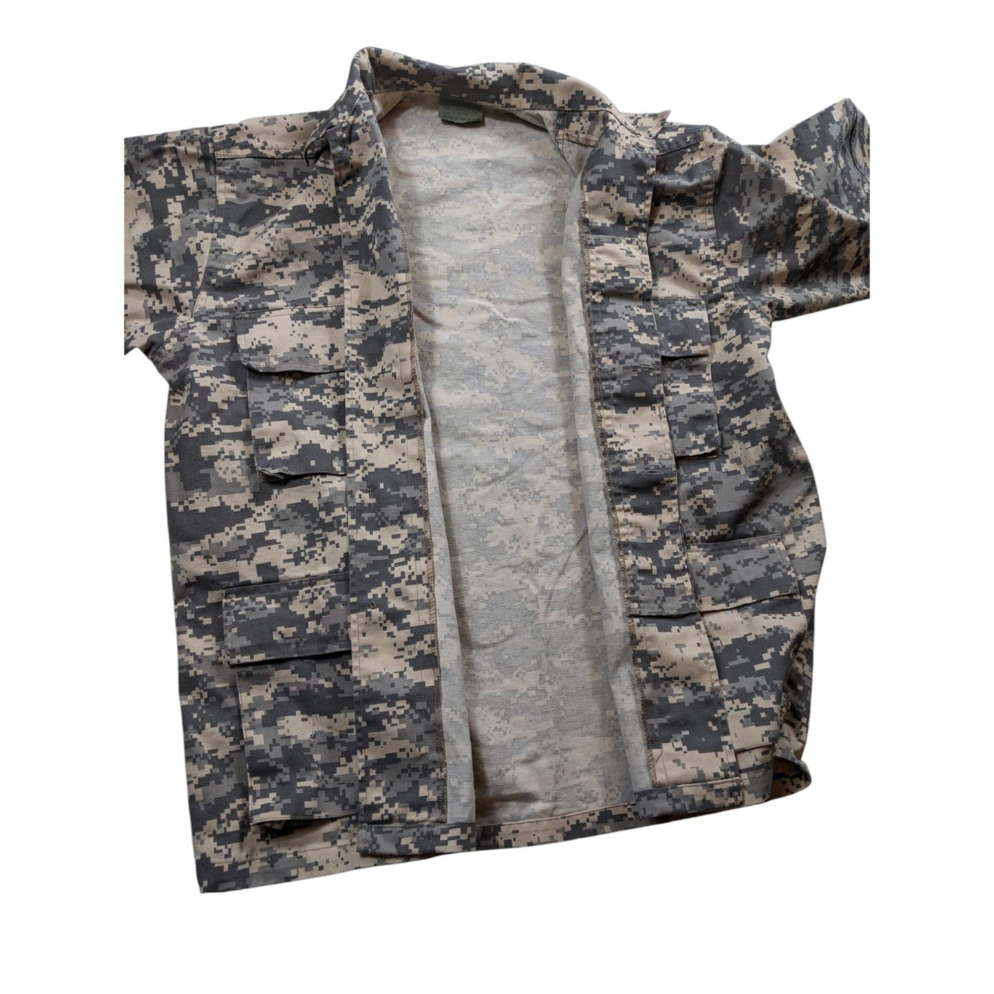 Rothco Combat Shirt Mens Medium Force BDU Camo Jacket Military Tactical Army