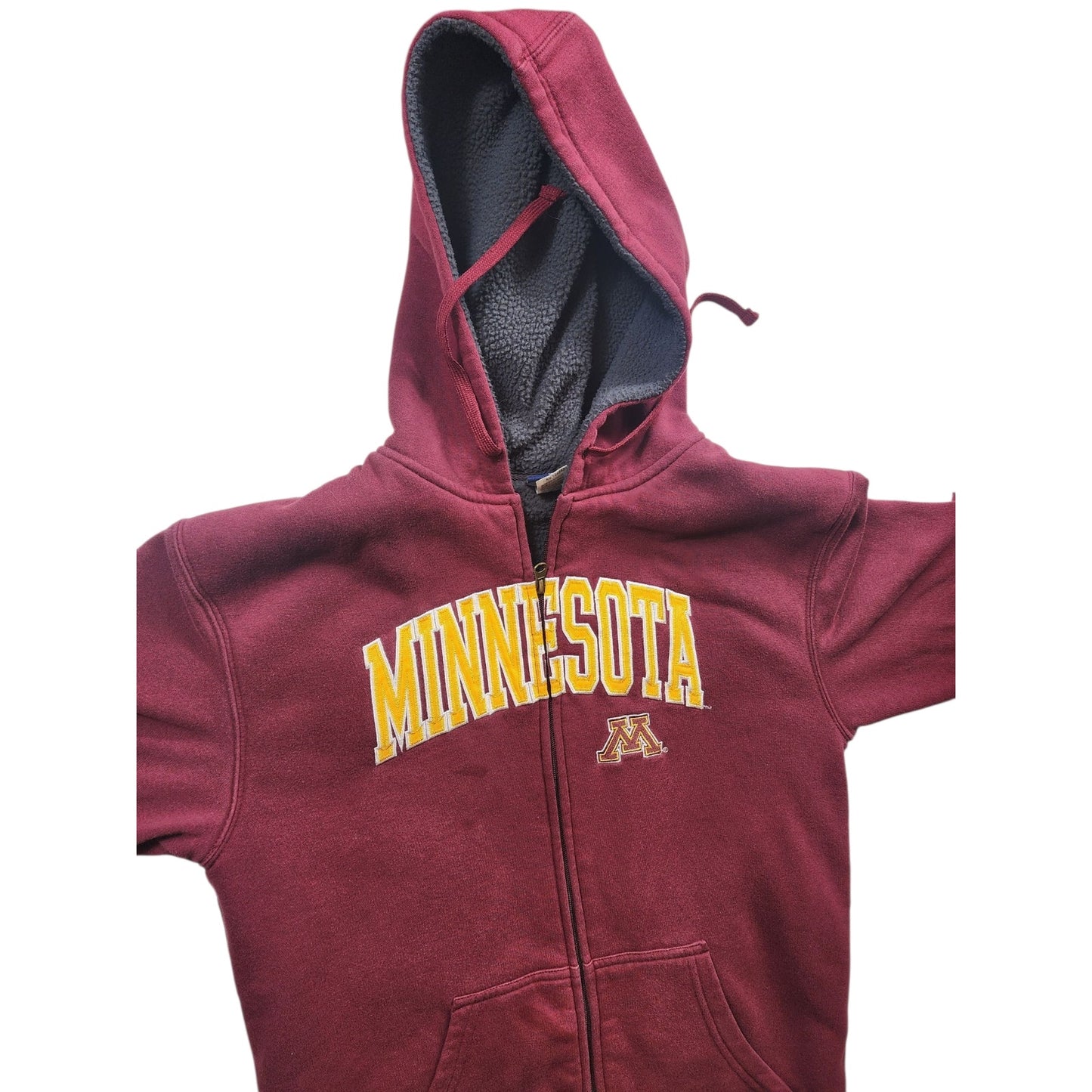 Pro Player Hoodie University Minnesota Golden Gophers Medium Sweatshirt Fleece