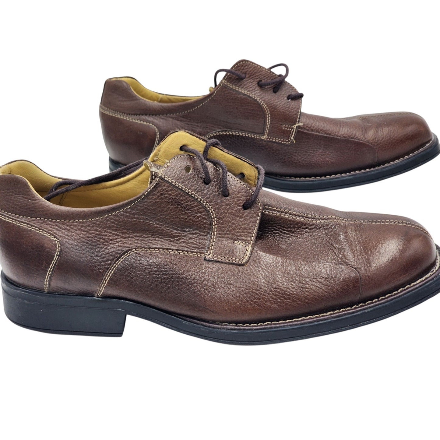Belvedere Dress Shoes Men 11 EEE Studio Bay Bridge Leather Oxford Brazil Lace Up